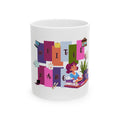 Writer Babe Ceramic Mug — Cute Colorful Writing-themed Coffee Cup (11oz & 15oz)