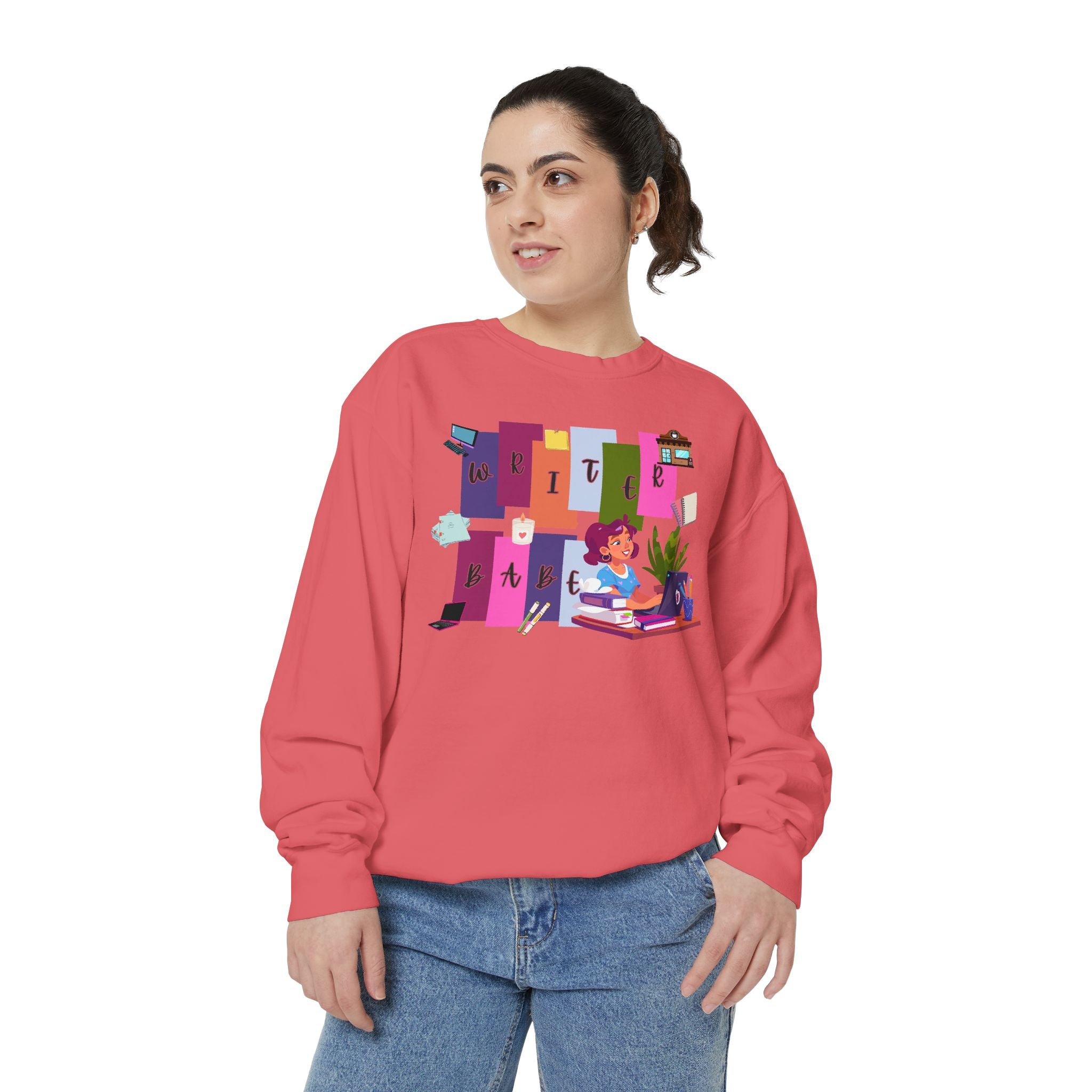 Writer Babe Crewneck Sweatshirt