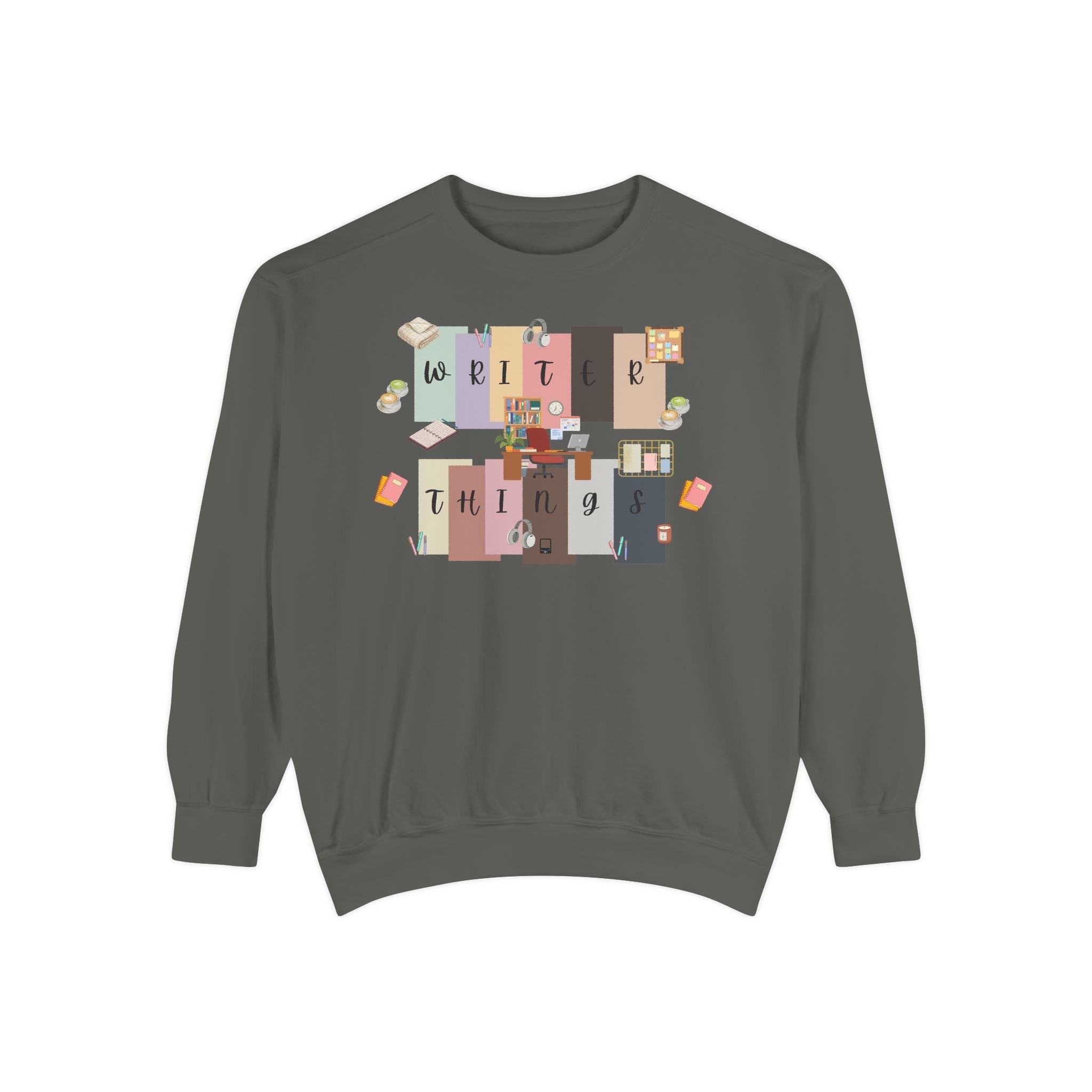 Write Things Sweatshirt — Cozy Writer Crewneck for Authors & Journalers