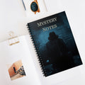 Mystery Notes Spiral Notebook — Noir Detective Ruled Journal for Writers & Sleuths
