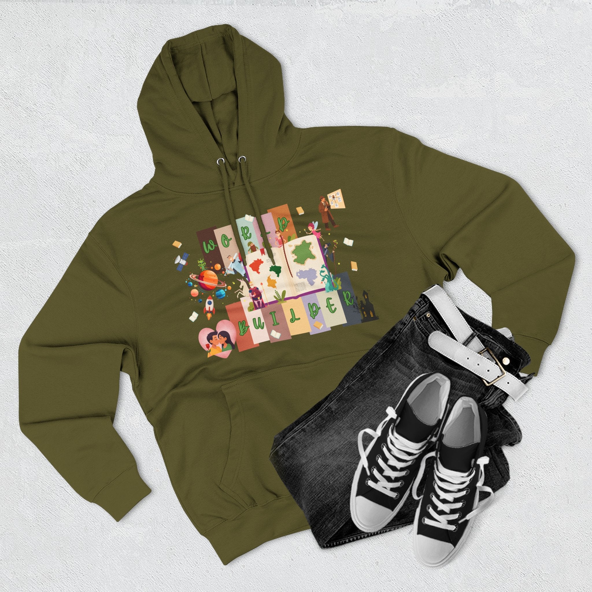 Writer Hoodie — World Builder Design Pullover