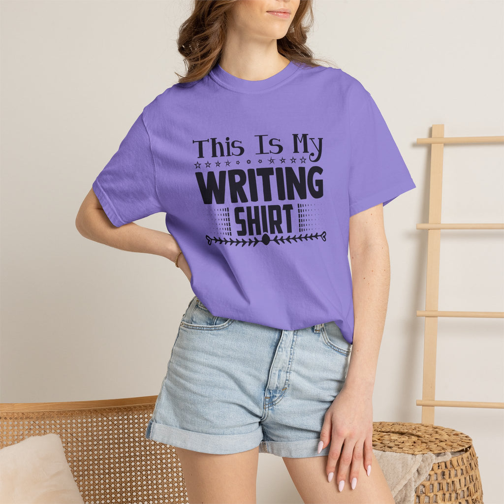 This Is My Writing Shirt T‑Shirt — Funny Writer Tee for Authors & Bloggers