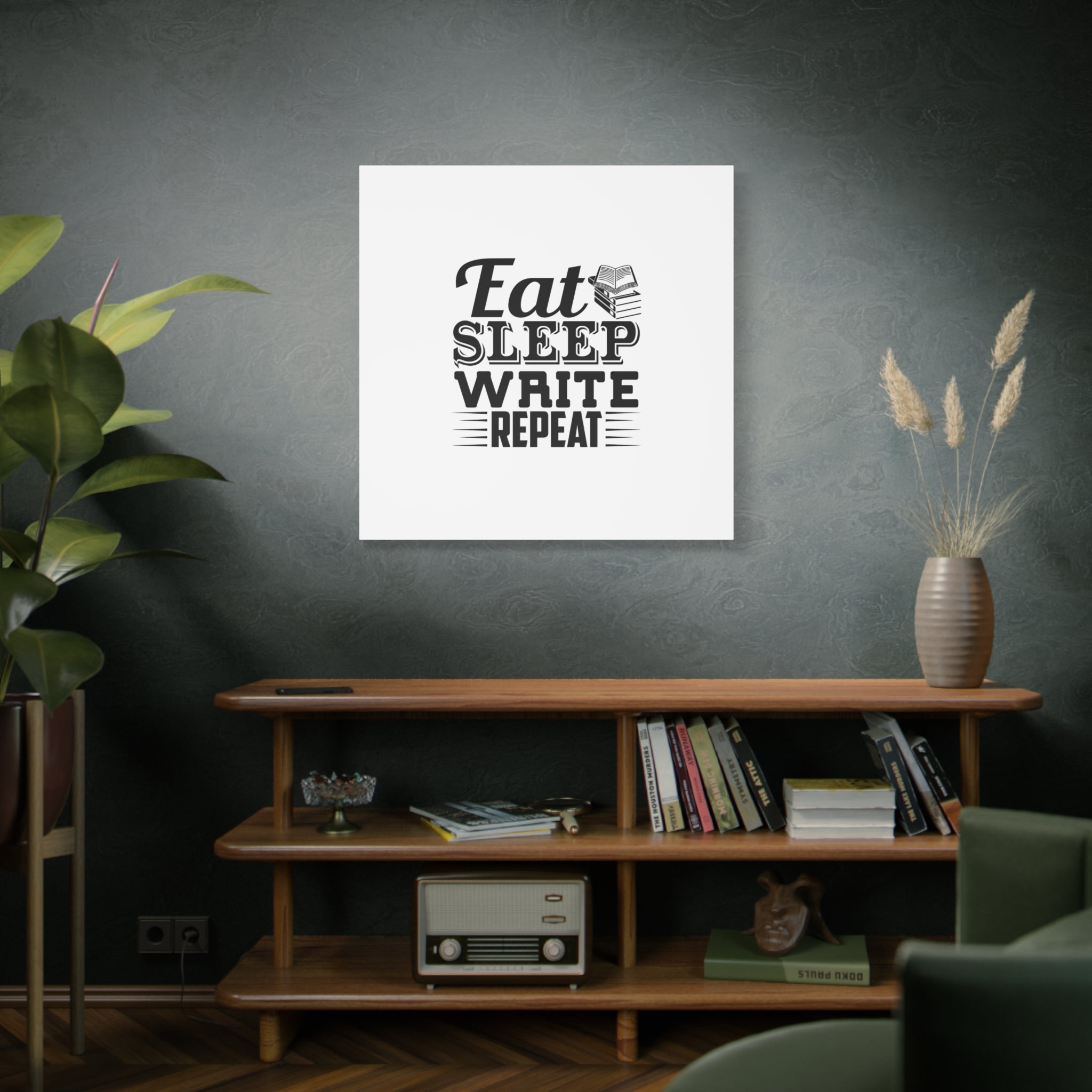 Eat Sleep Write Repeat Canvas