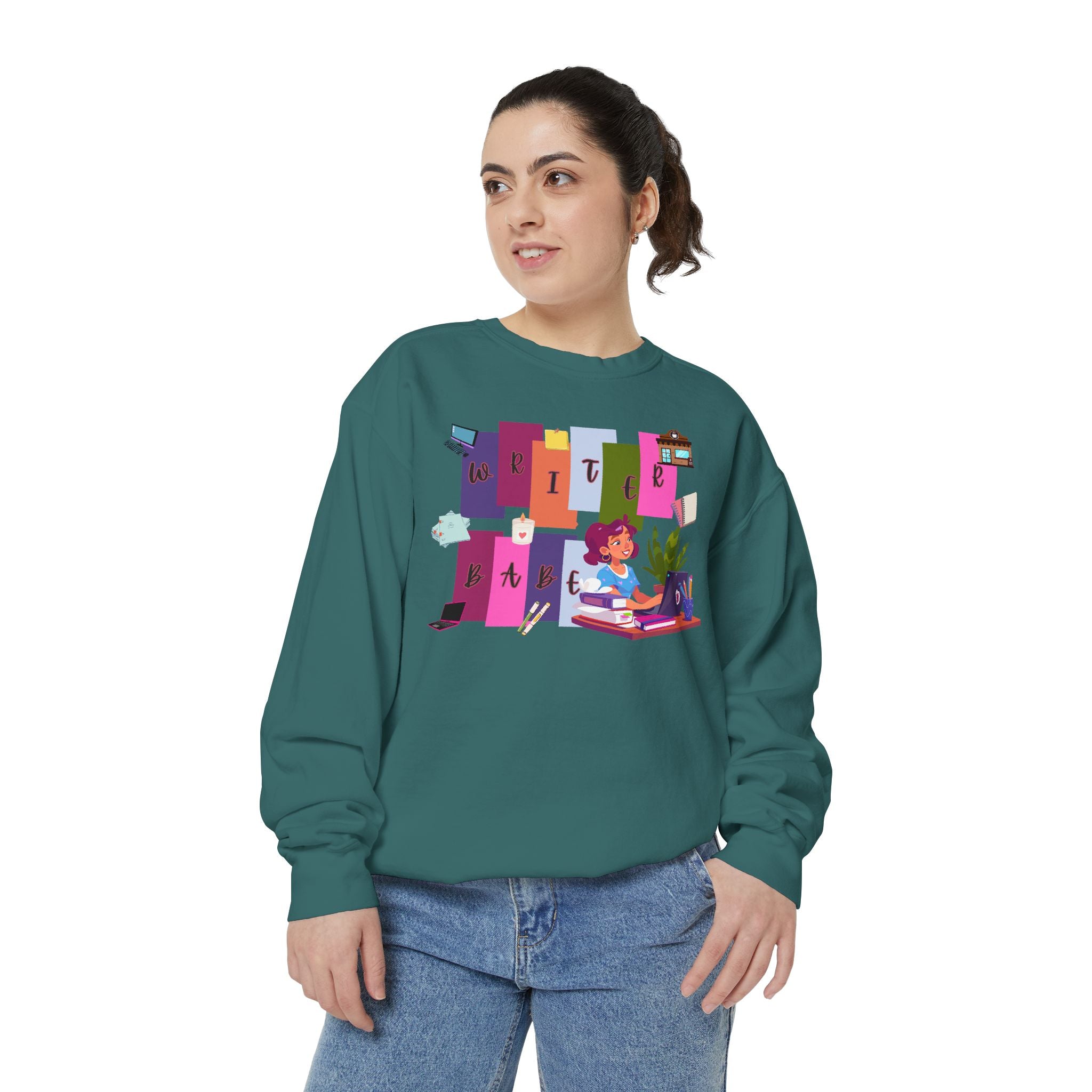Writer Babe Crewneck Sweatshirt