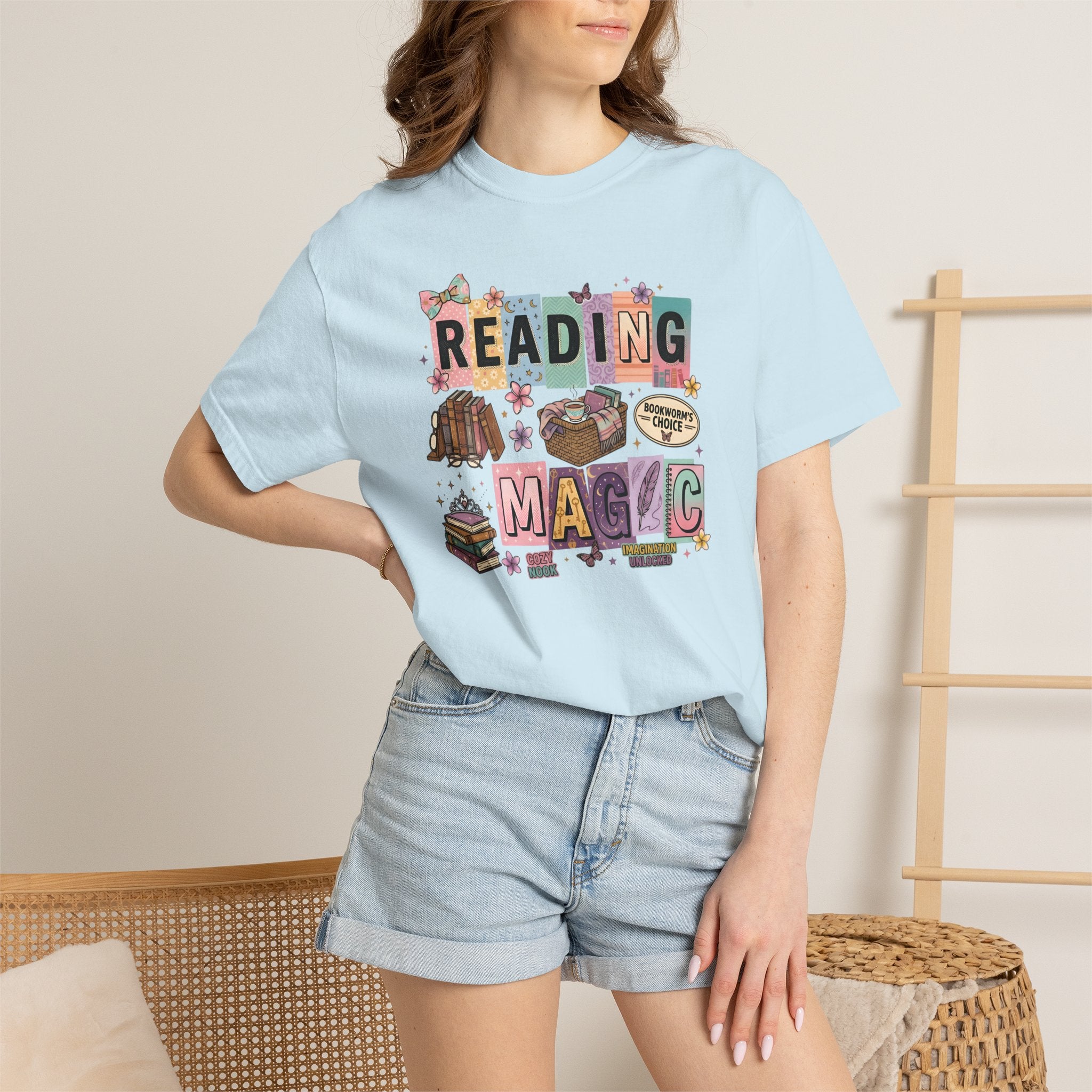 Reading Magic T-Shirt – Cute Book Lover Graphic Tee