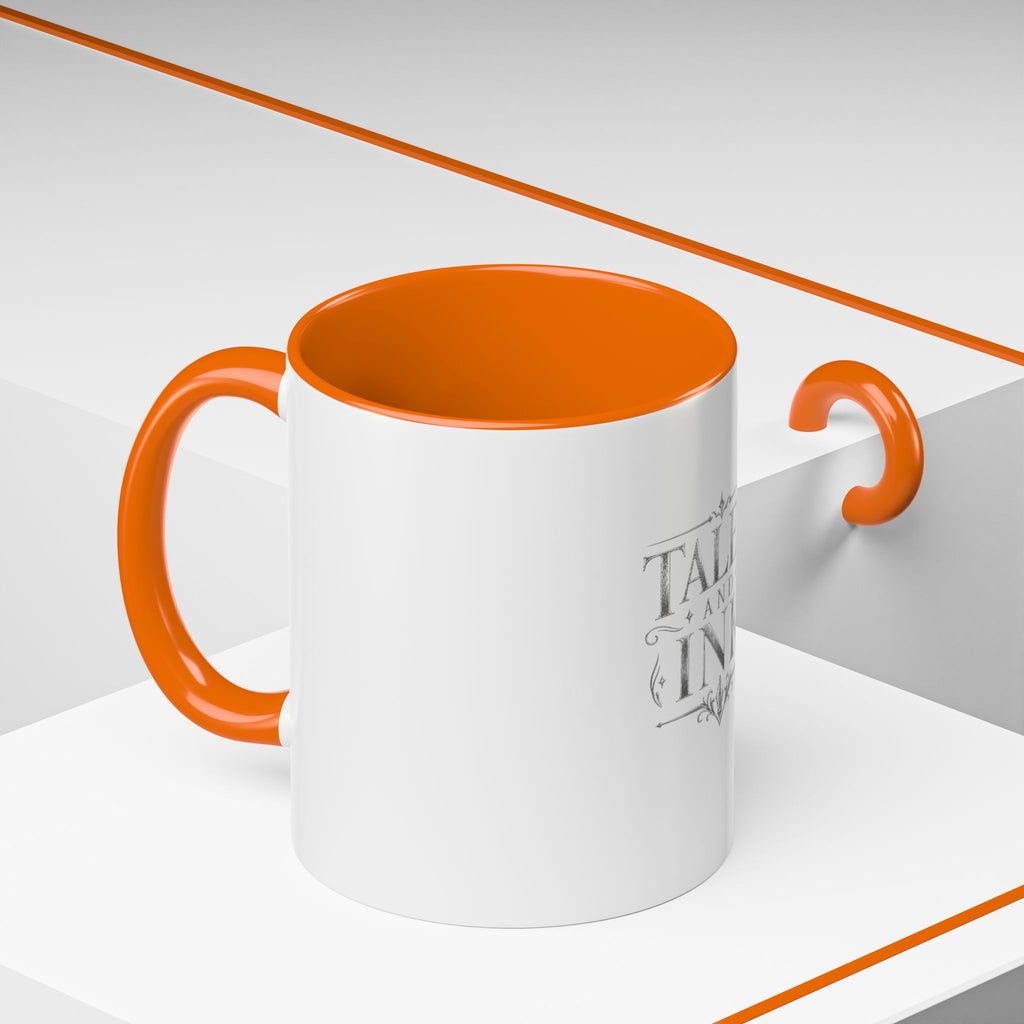 Tales & Ink Accent Coffee Mug — Literary Script 11/15oz