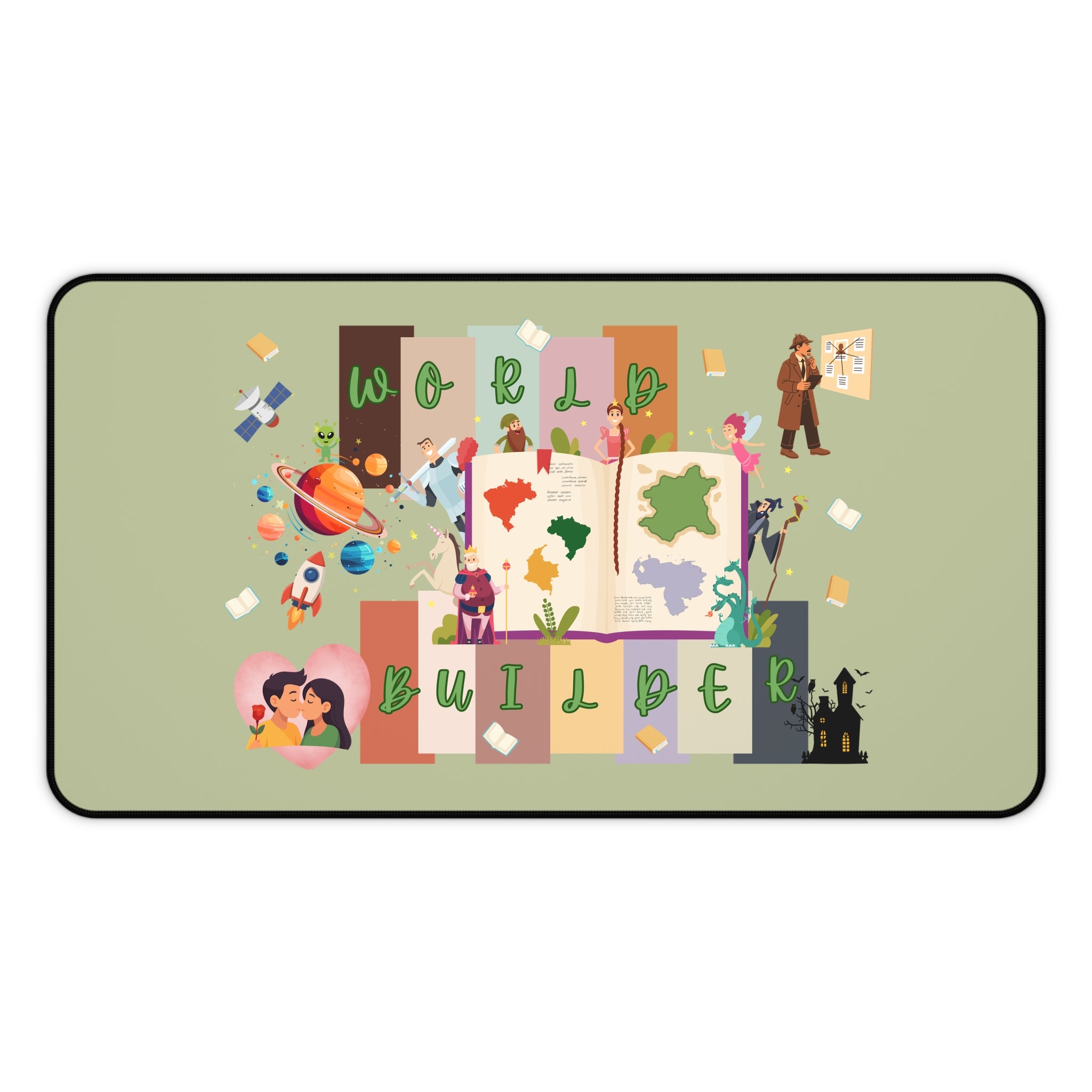 World Builder Desk Mat — RPG Mapmaking & Tabletop Gaming Mouse Pad