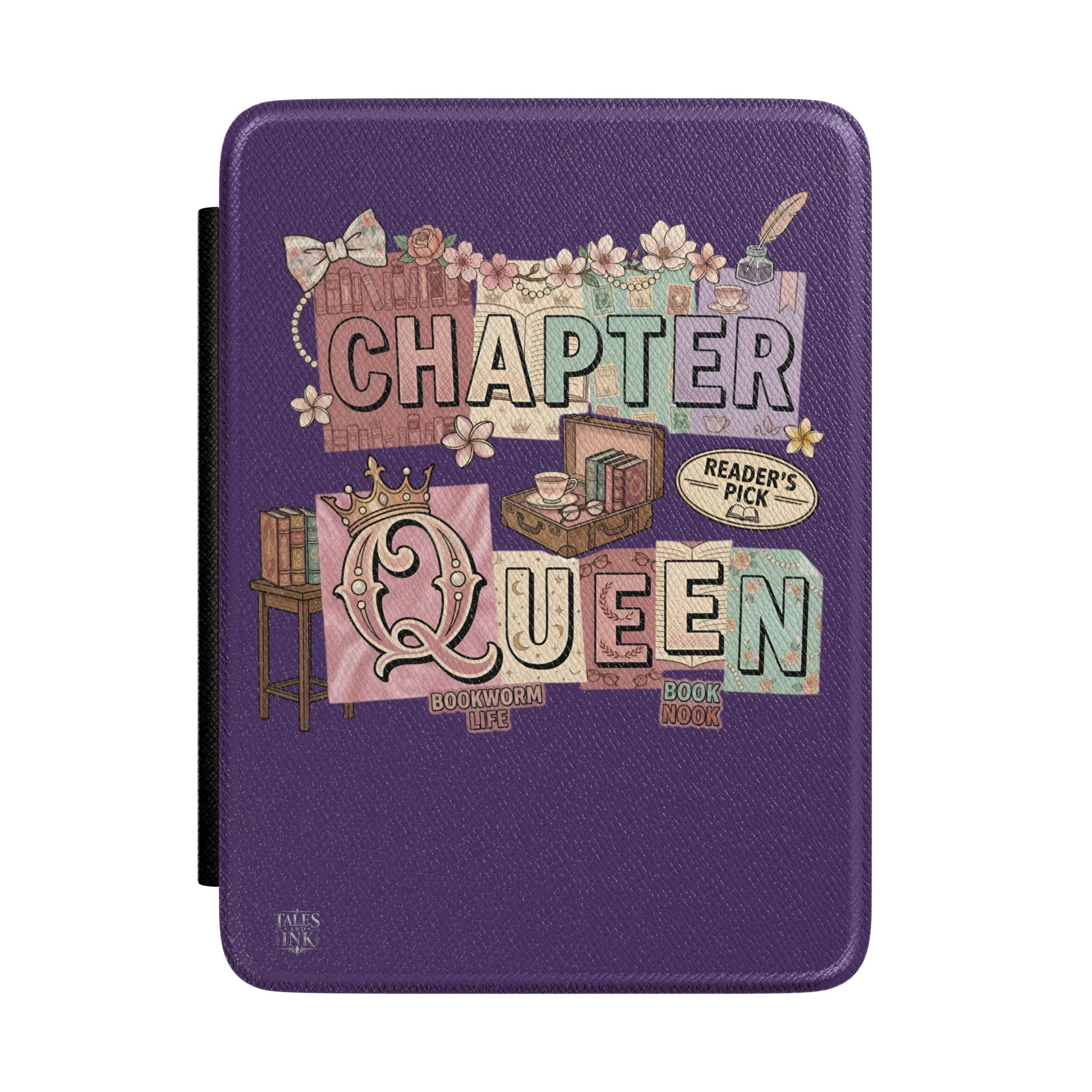 Chapter Queen Kindle Case — Reader's Pick Protective E-Reader Cover