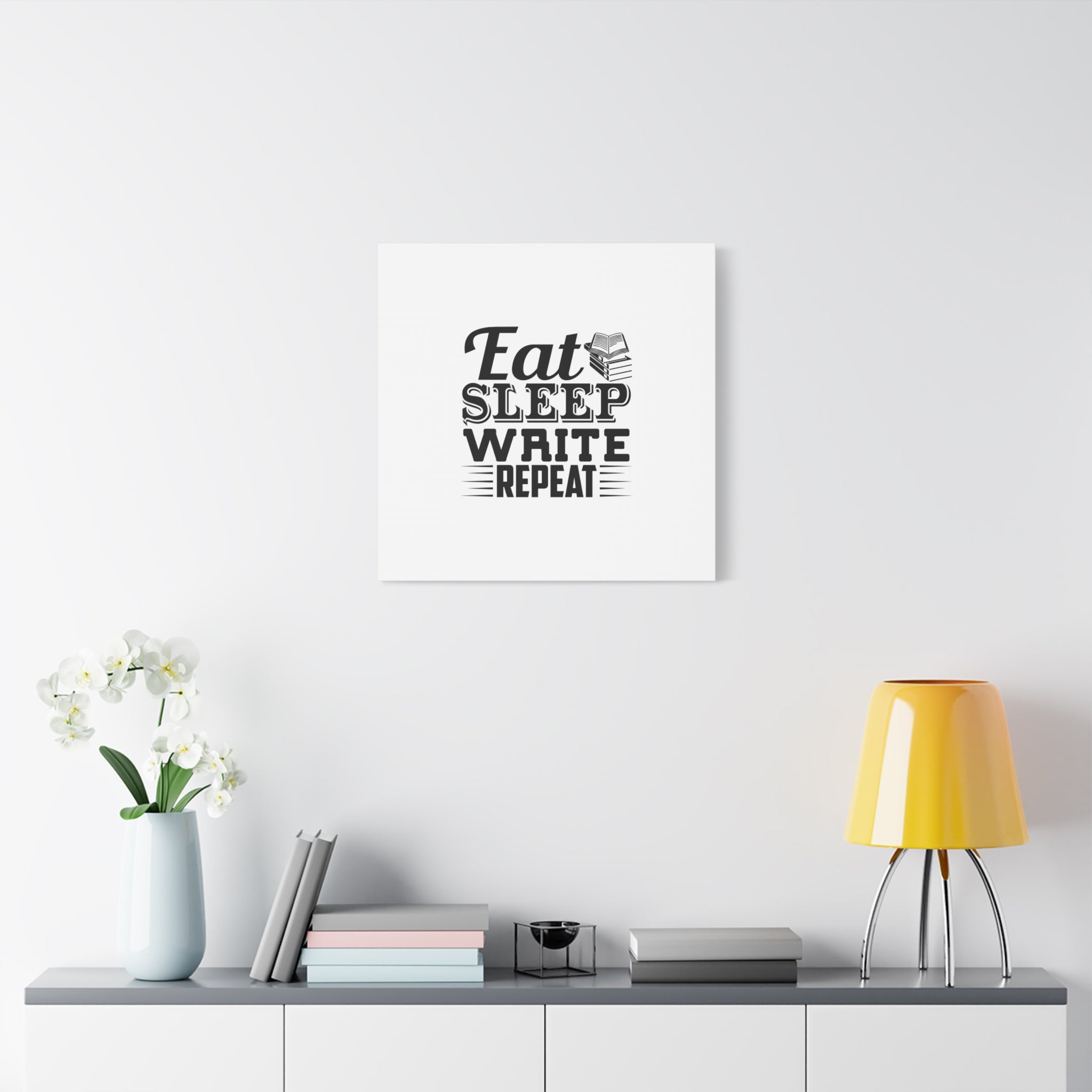 Eat Sleep Write Repeat Canvas