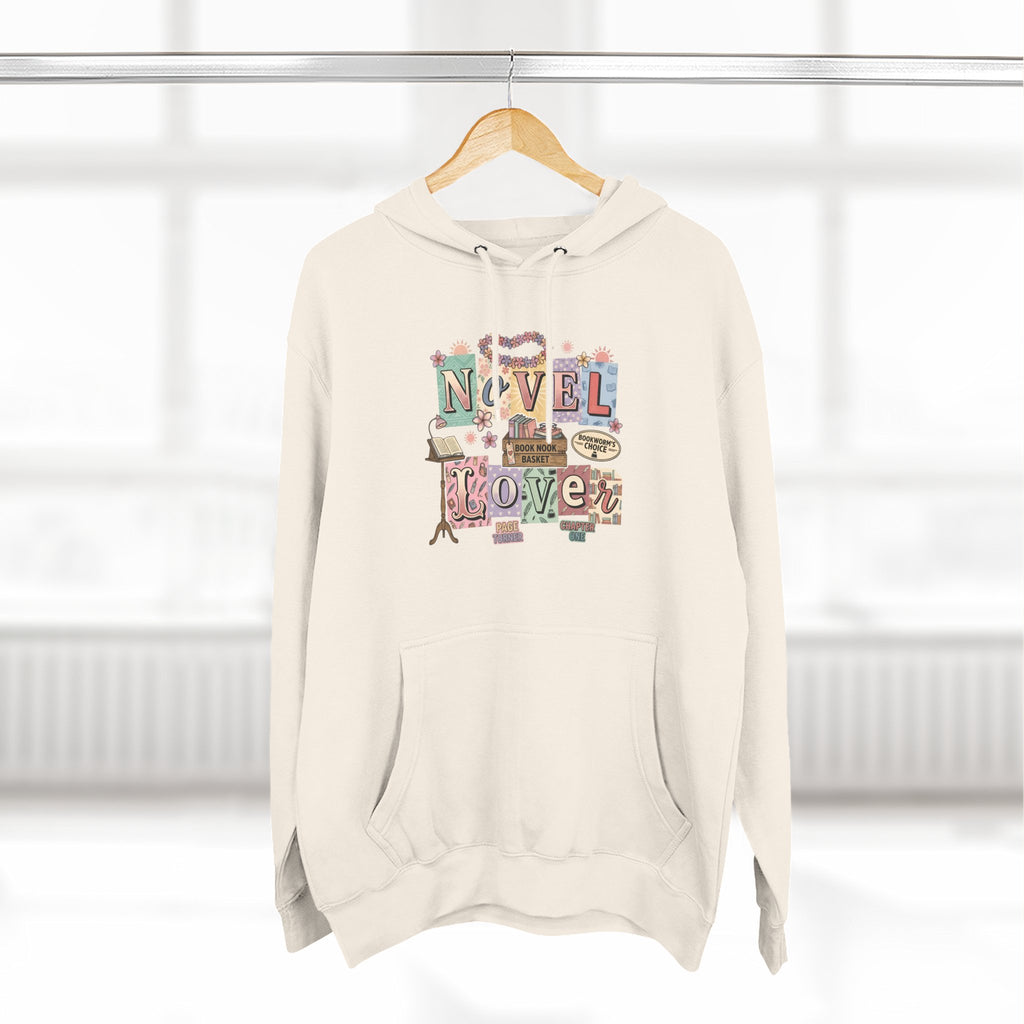 Novel Lover Hoodie — Cozy Literary Graphic Pullover