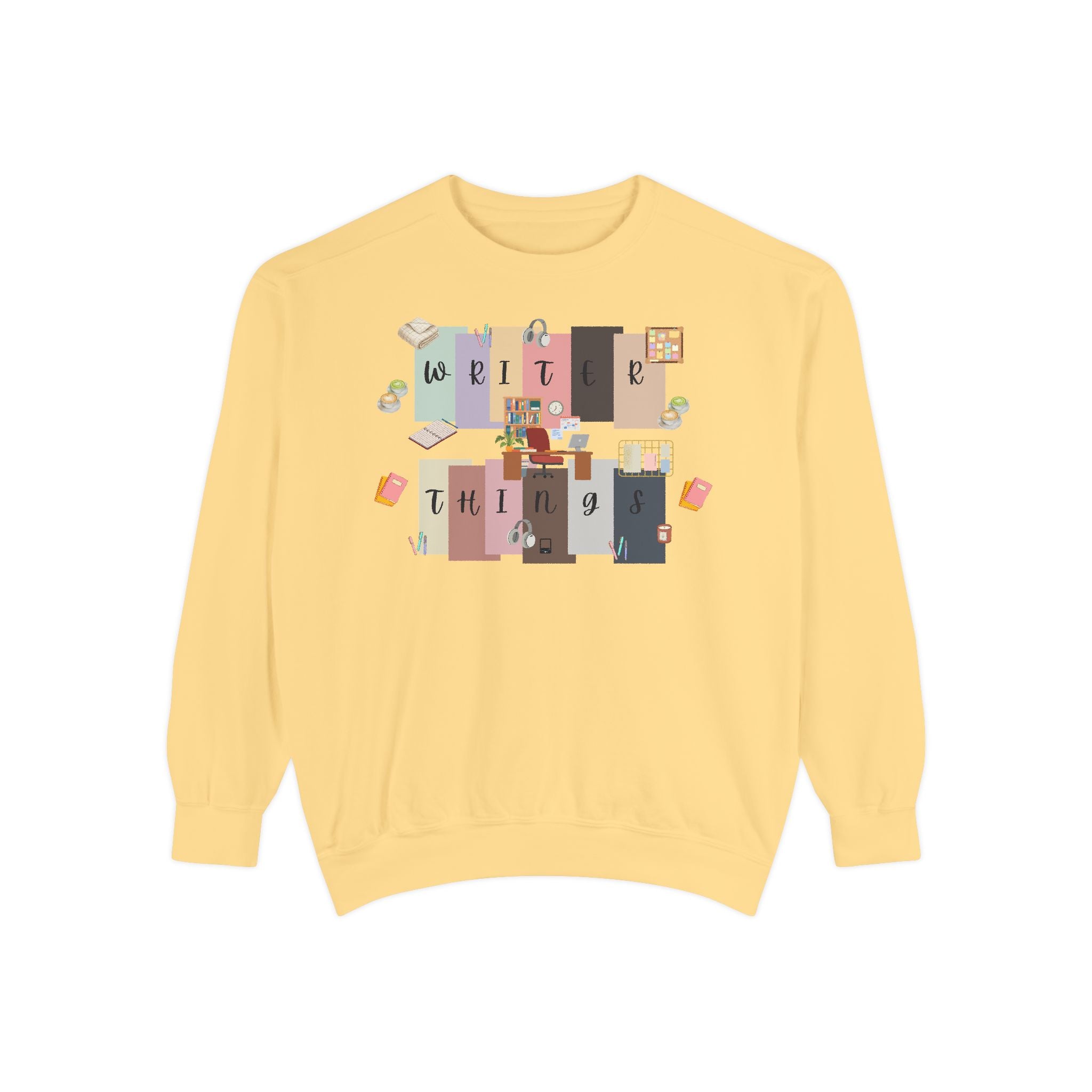 Write Things Sweatshirt — Cozy Writer Crewneck for Authors & Journalers