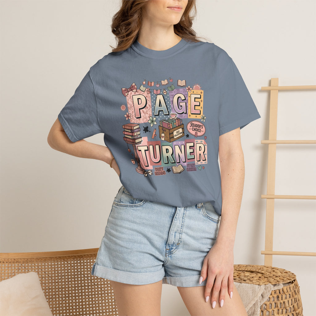 Page Turner T-Shirt — Cute Book Lover Graphic Tee
