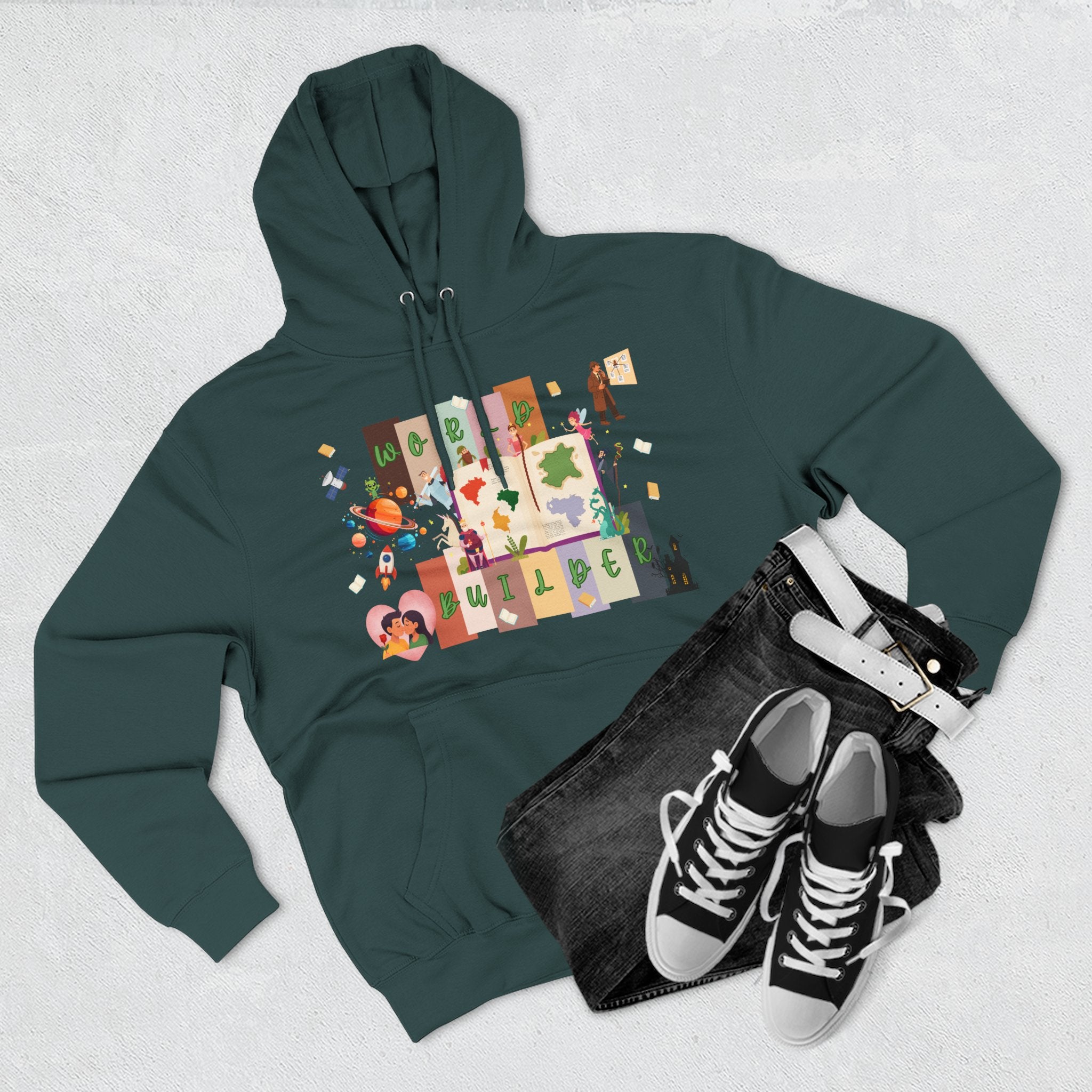 Writer Hoodie — World Builder Design Pullover