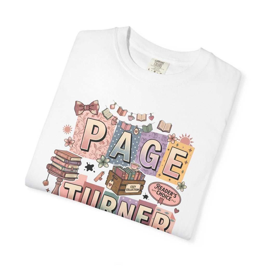 Page Turner T-Shirt — Cute Book Lover Graphic Tee