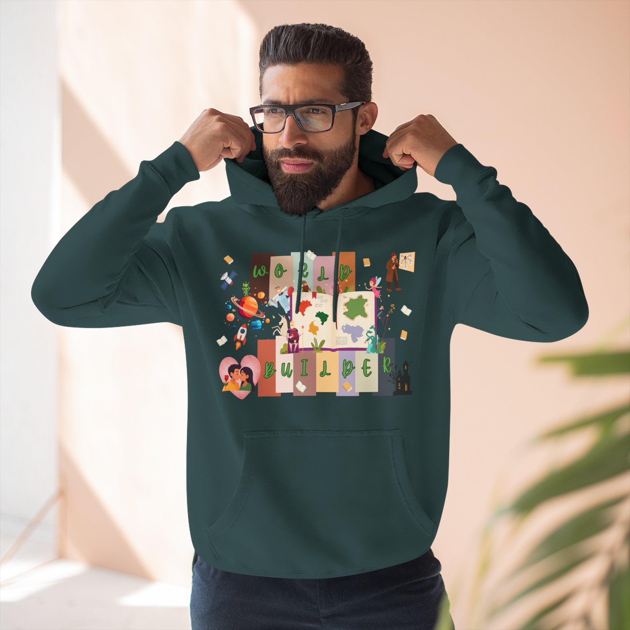 Writer Hoodie — World Builder Design Pullover