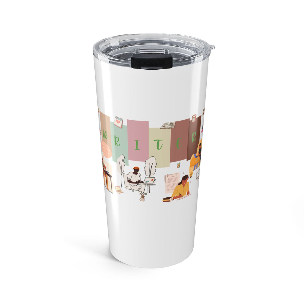 20oz Coffee Tumbler — Cute Study & Work Desk Illustration