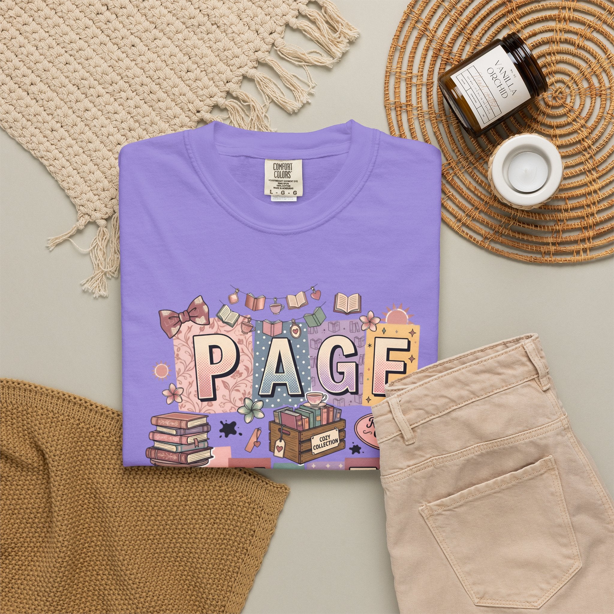 Page Turner T-Shirt — Cute Book Lover Graphic Tee