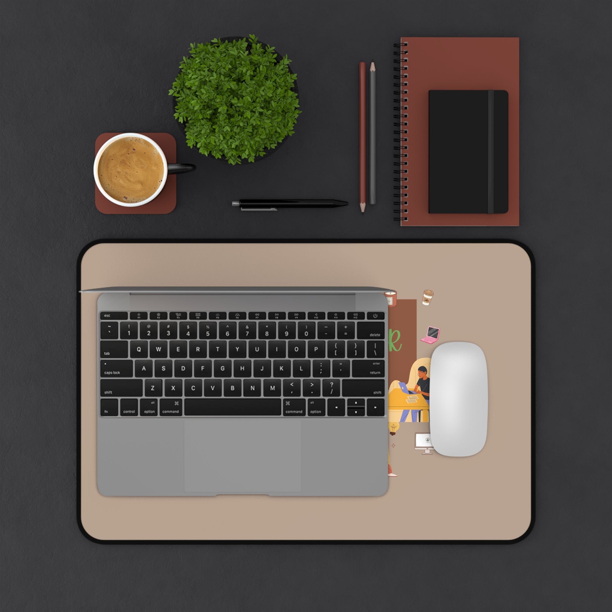 Writer Desk Mat — Inspirational Office Mouse Pad for Authors & Students
