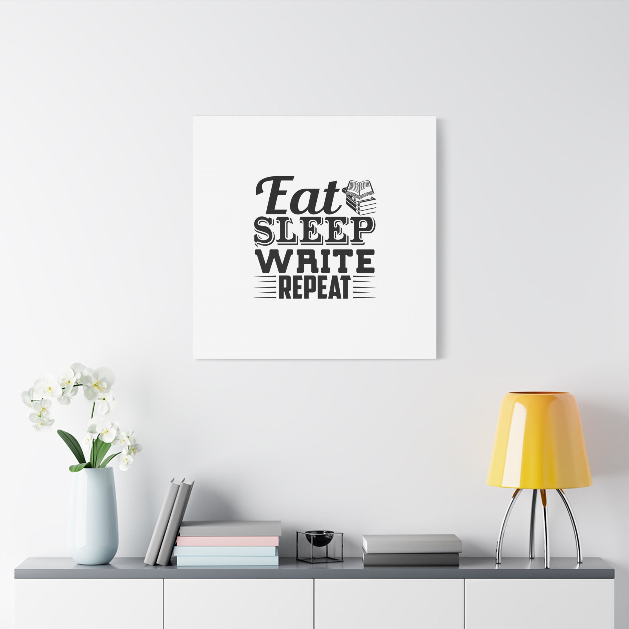 Eat Sleep Write Repeat Canvas