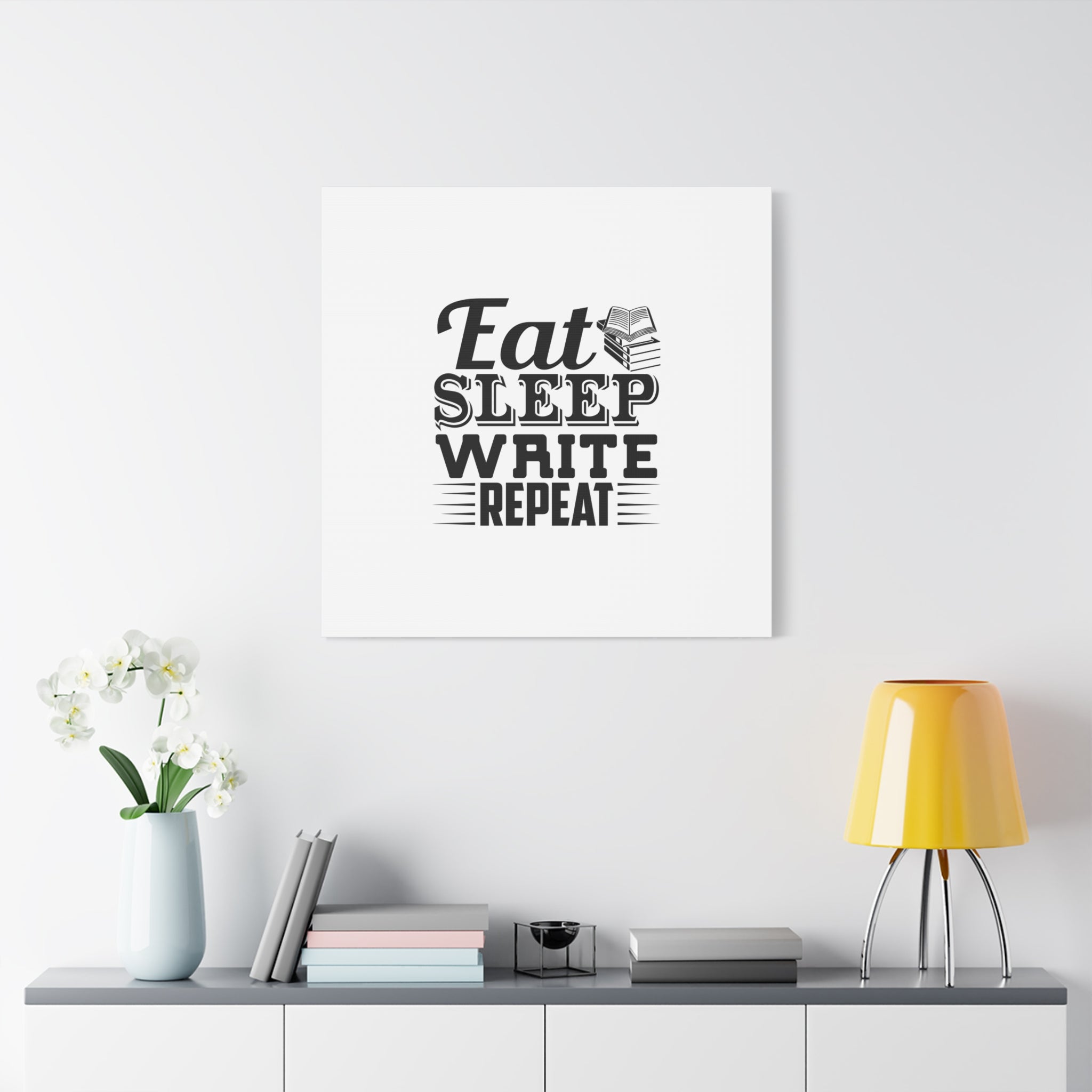 Eat Sleep Write Repeat Canvas