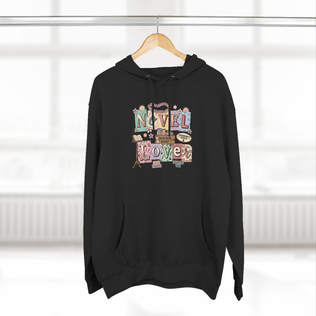 Novel Lover Hoodie — Cozy Literary Graphic Pullover
