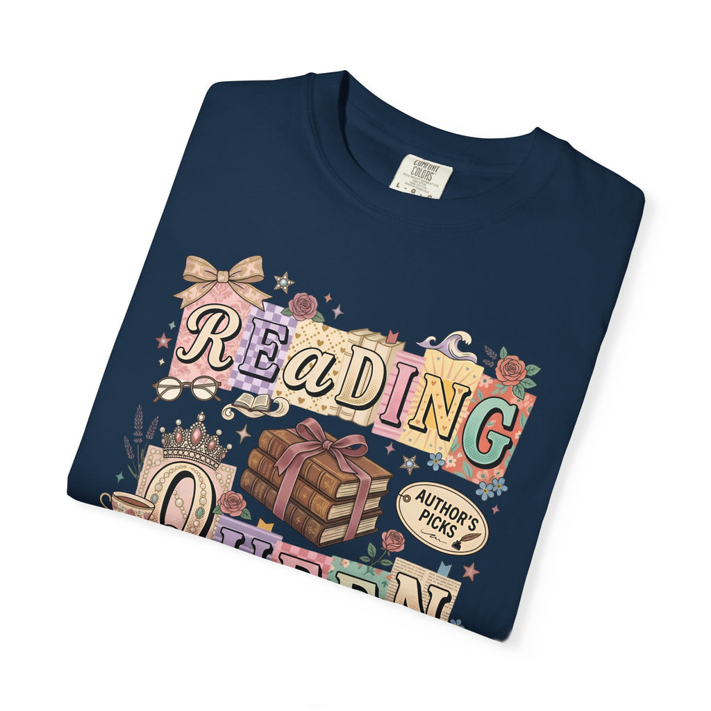 Reading Queen T-Shirt — Vintage Book Lover Tee