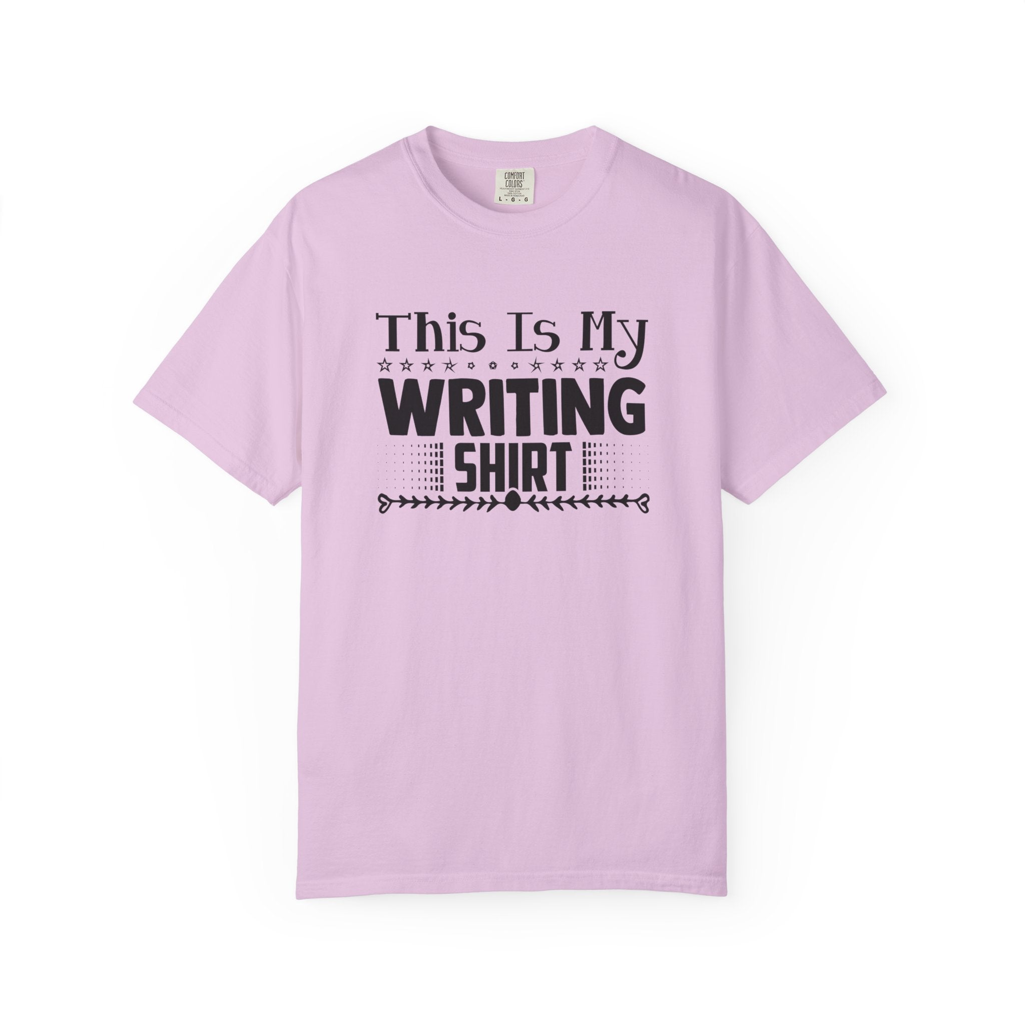 This Is My Writing Shirt T‑Shirt — Funny Writer Tee for Authors & Bloggers