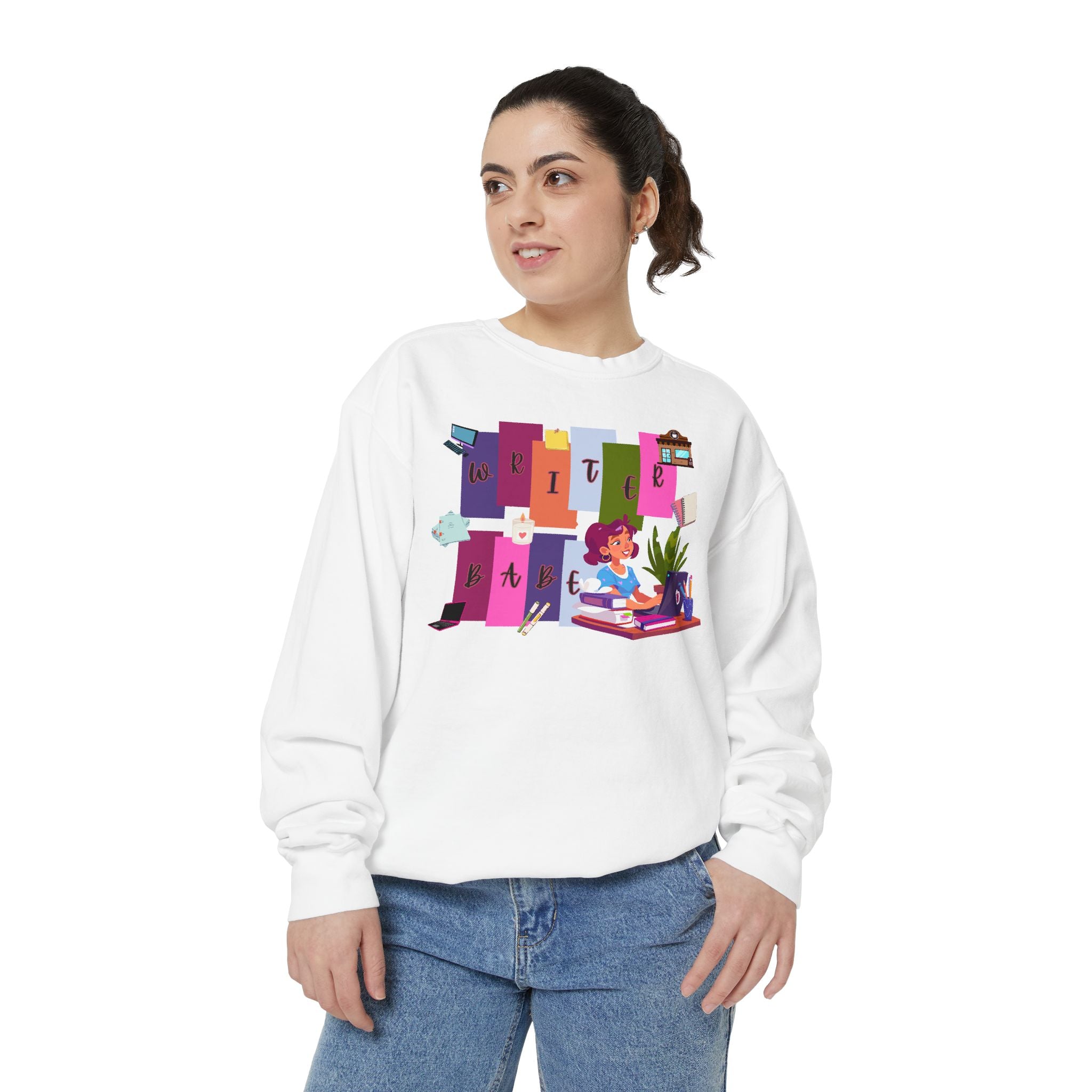Writer Babe Crewneck Sweatshirt
