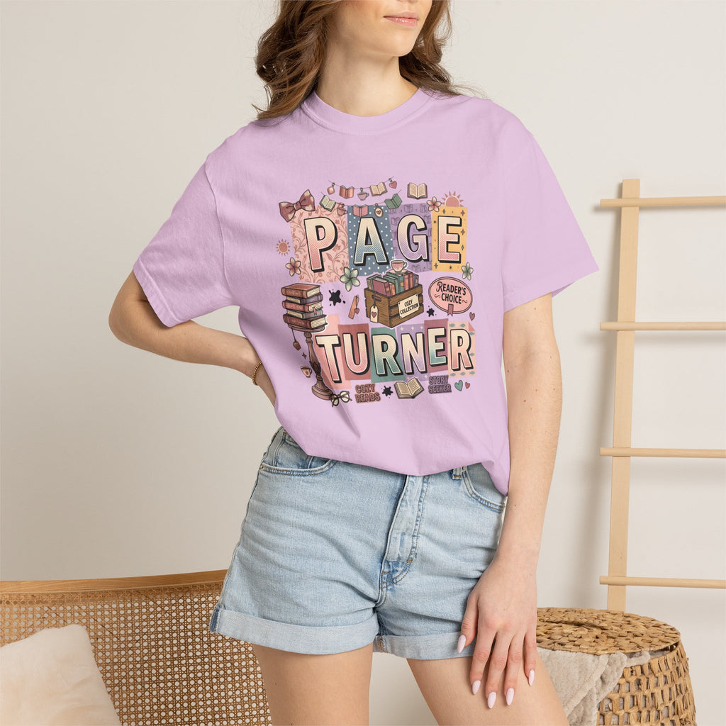 Page Turner T-Shirt — Cute Book Lover Graphic Tee