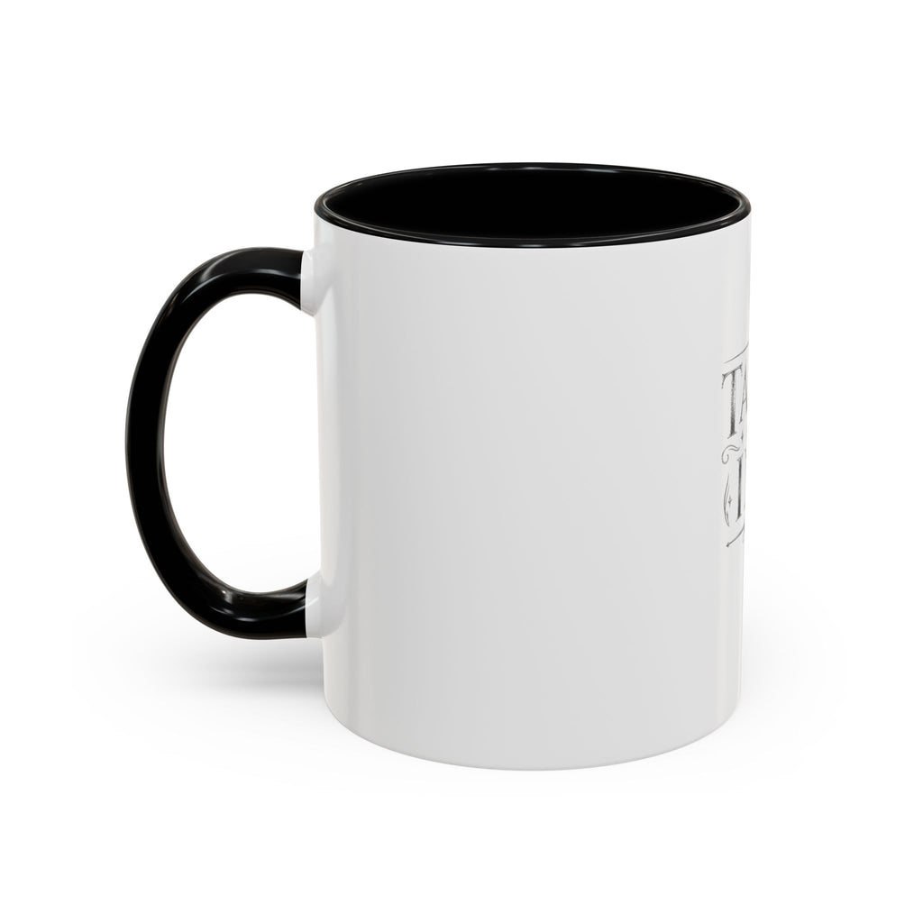 Tales & Ink Accent Coffee Mug — Literary Script 11/15oz