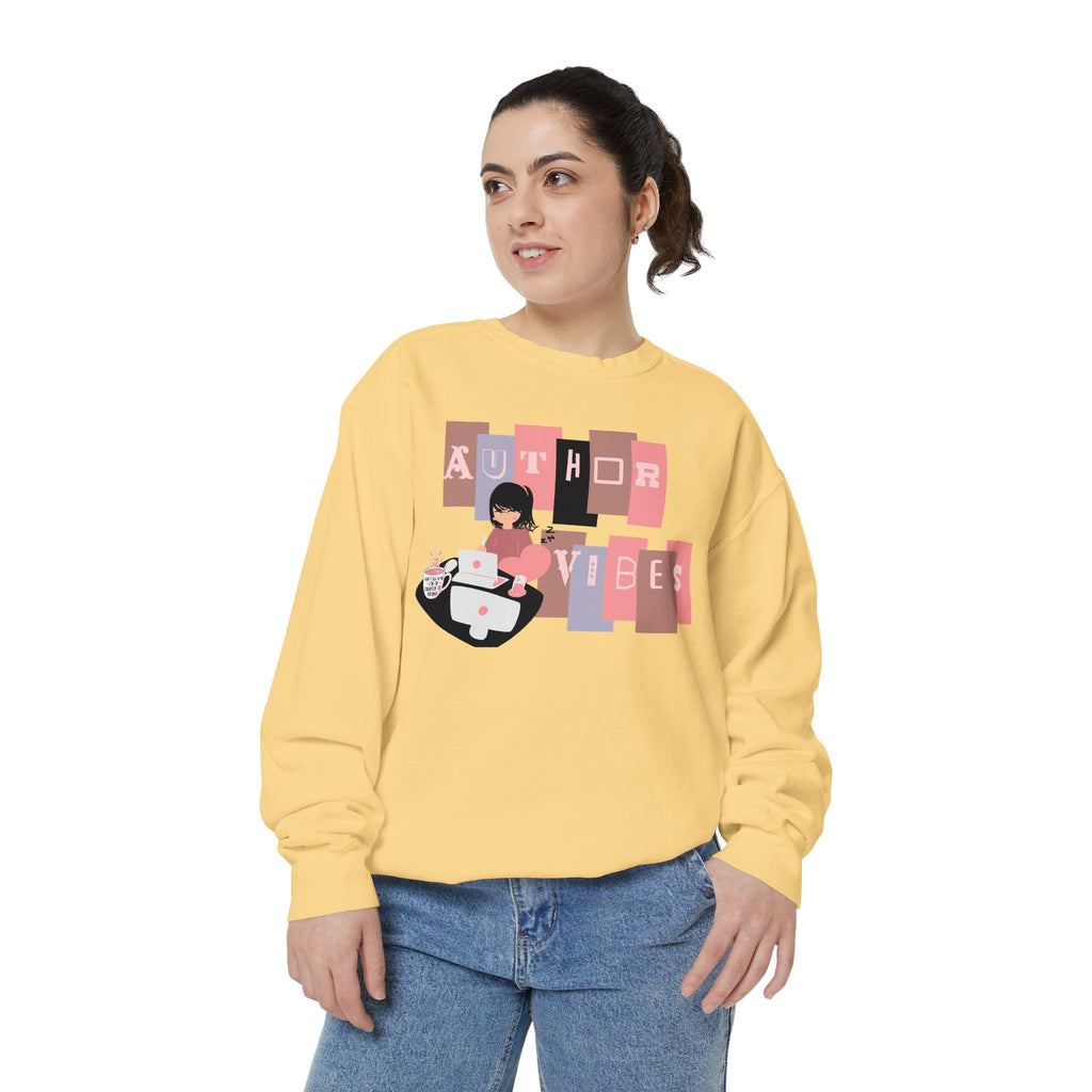 Author Vibes Sweatshirt — Cozy Writer Crewneck