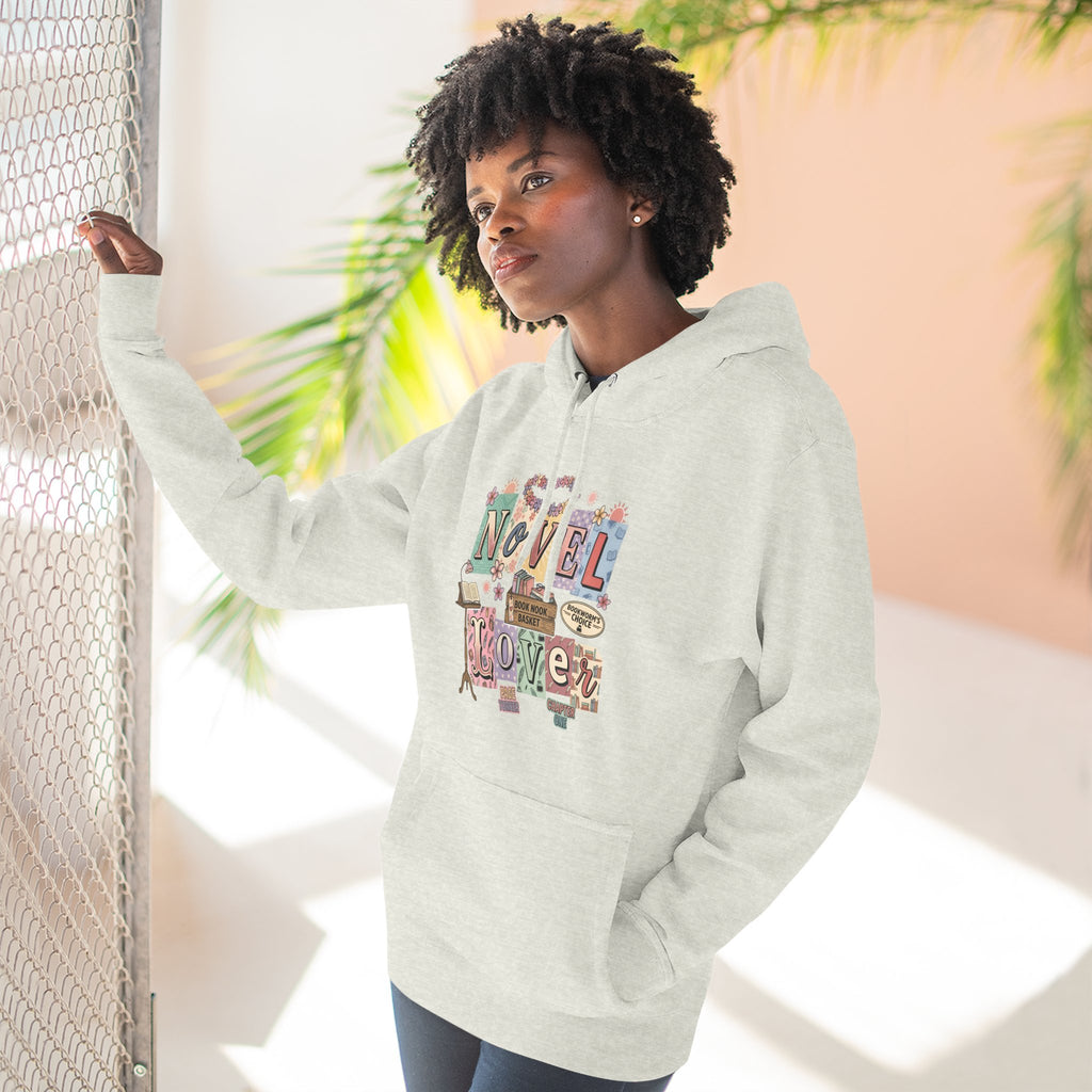 Novel Lover Hoodie — Cozy Literary Graphic Pullover