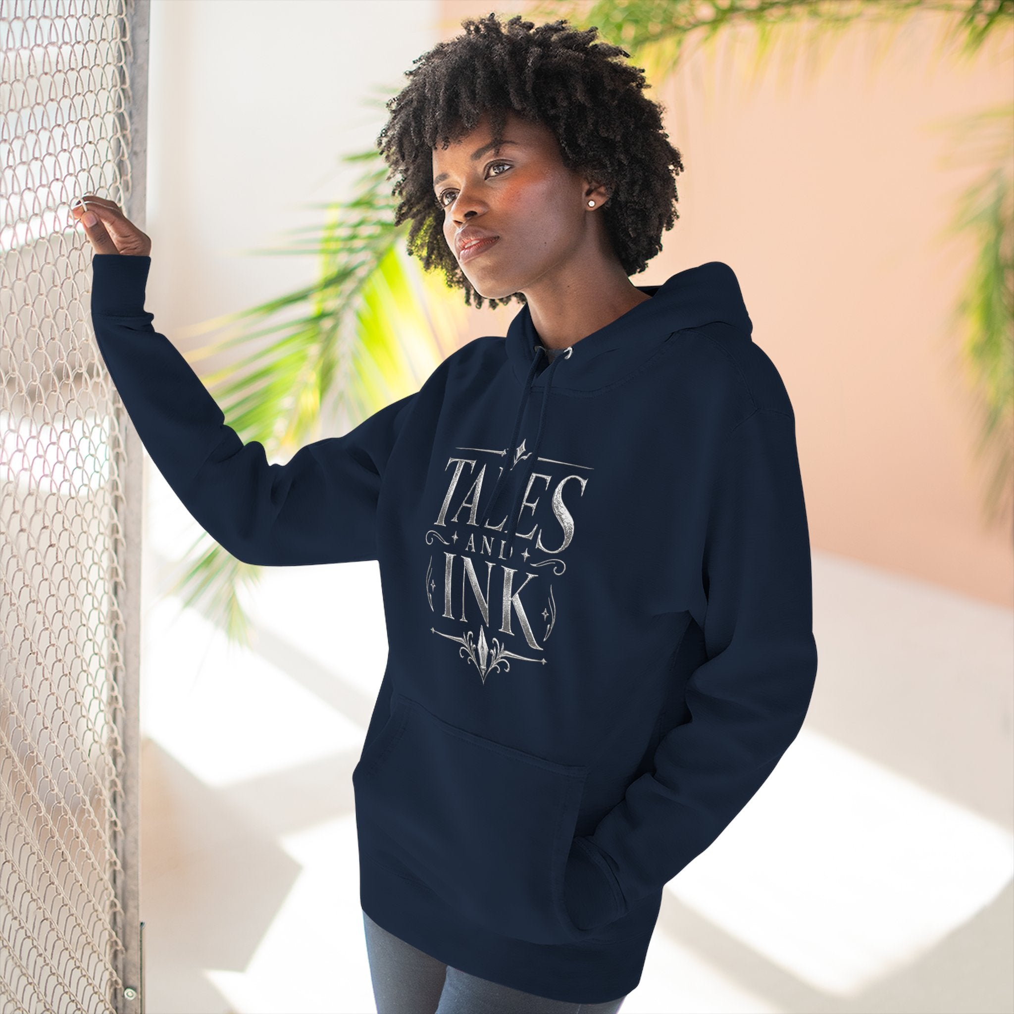 Tales & Ink Signature Hoodie — ‘For the Readers, Writers, Dreamers, Thinkers’ Cozy Fleece Pullover