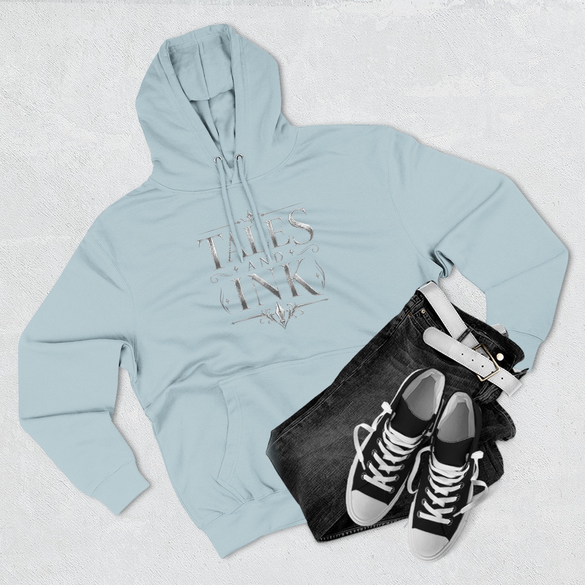 Tales & Ink Signature Hoodie — ‘For the Readers, Writers, Dreamers, Thinkers’ Cozy Fleece Pullover