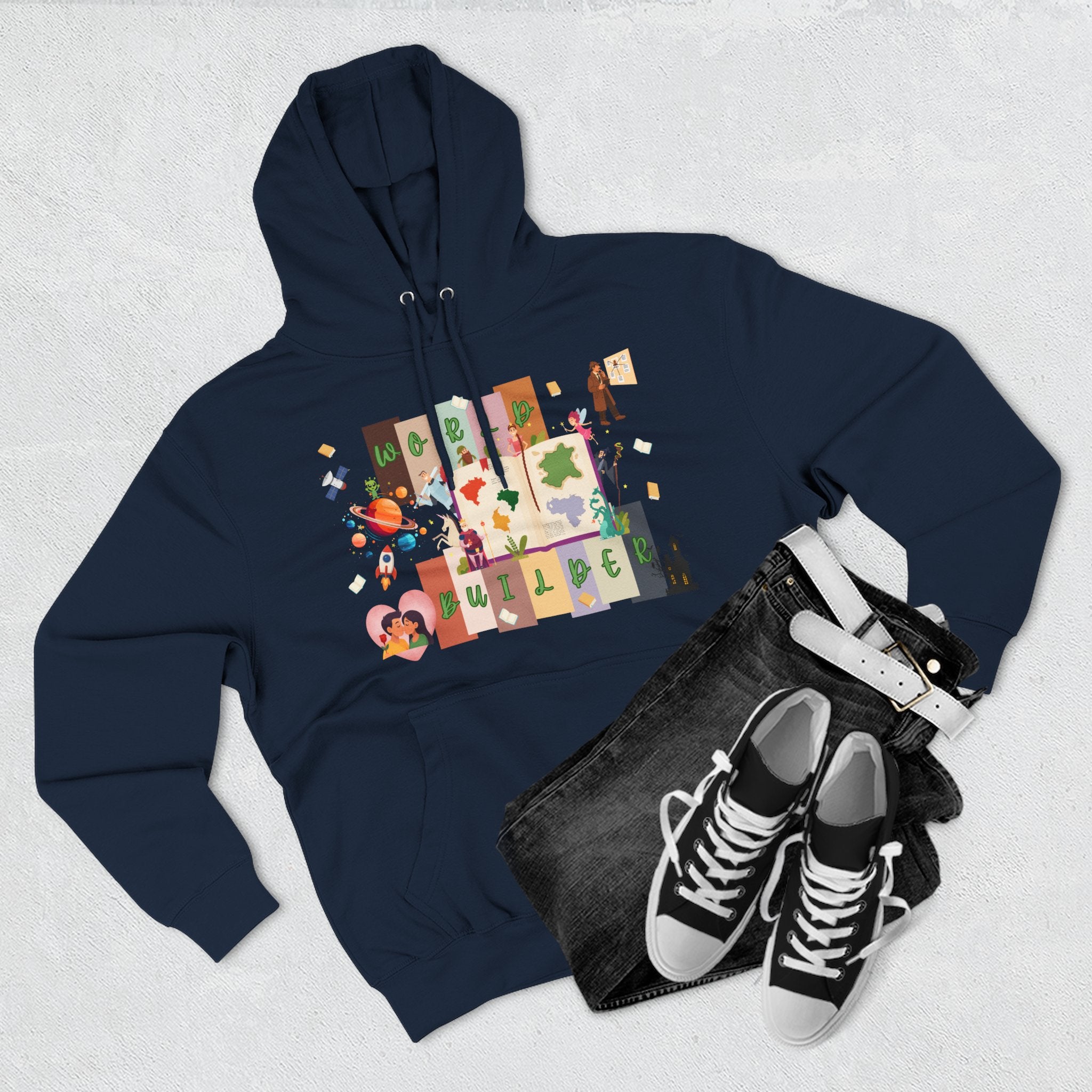 Writer Hoodie — World Builder Design Pullover