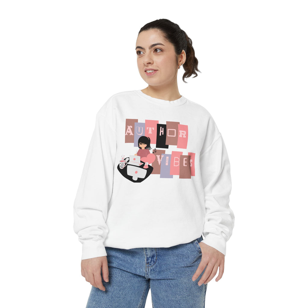 Author Vibes Sweatshirt — Cozy Writer Crewneck