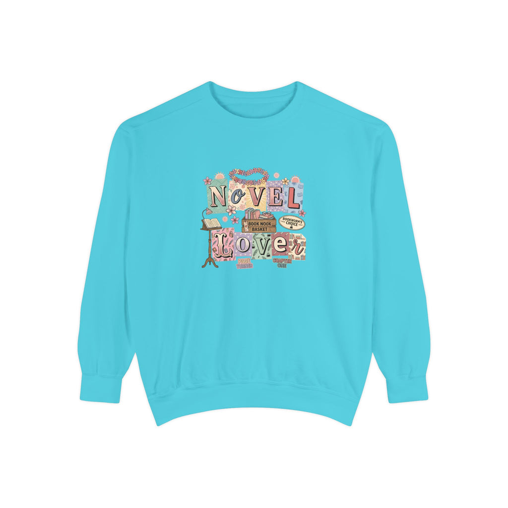 Novel Lover Sweatshirt — Cozy Bookish Graphic Pullover