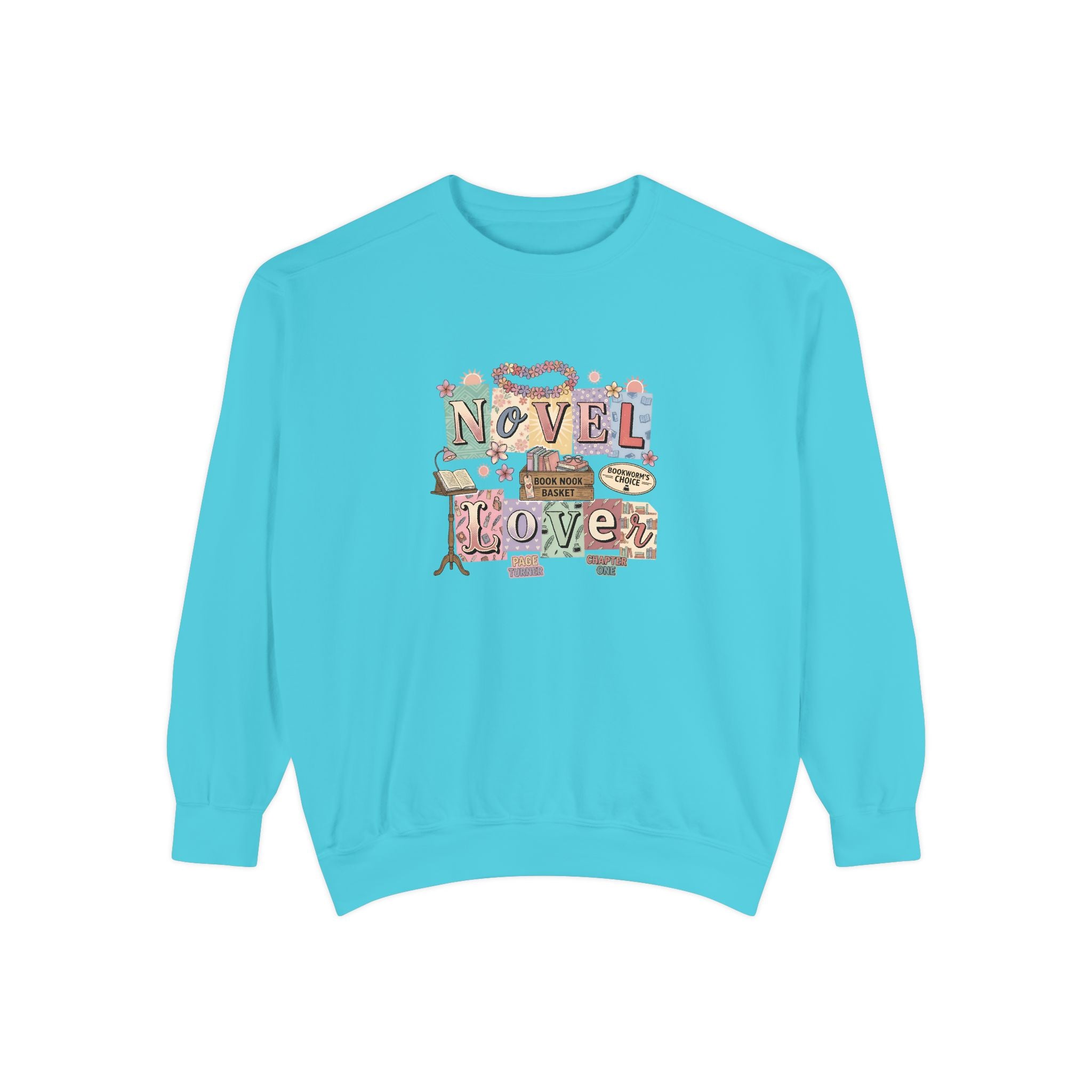 Novel Lover Sweatshirt — Cozy Bookish Graphic Pullover