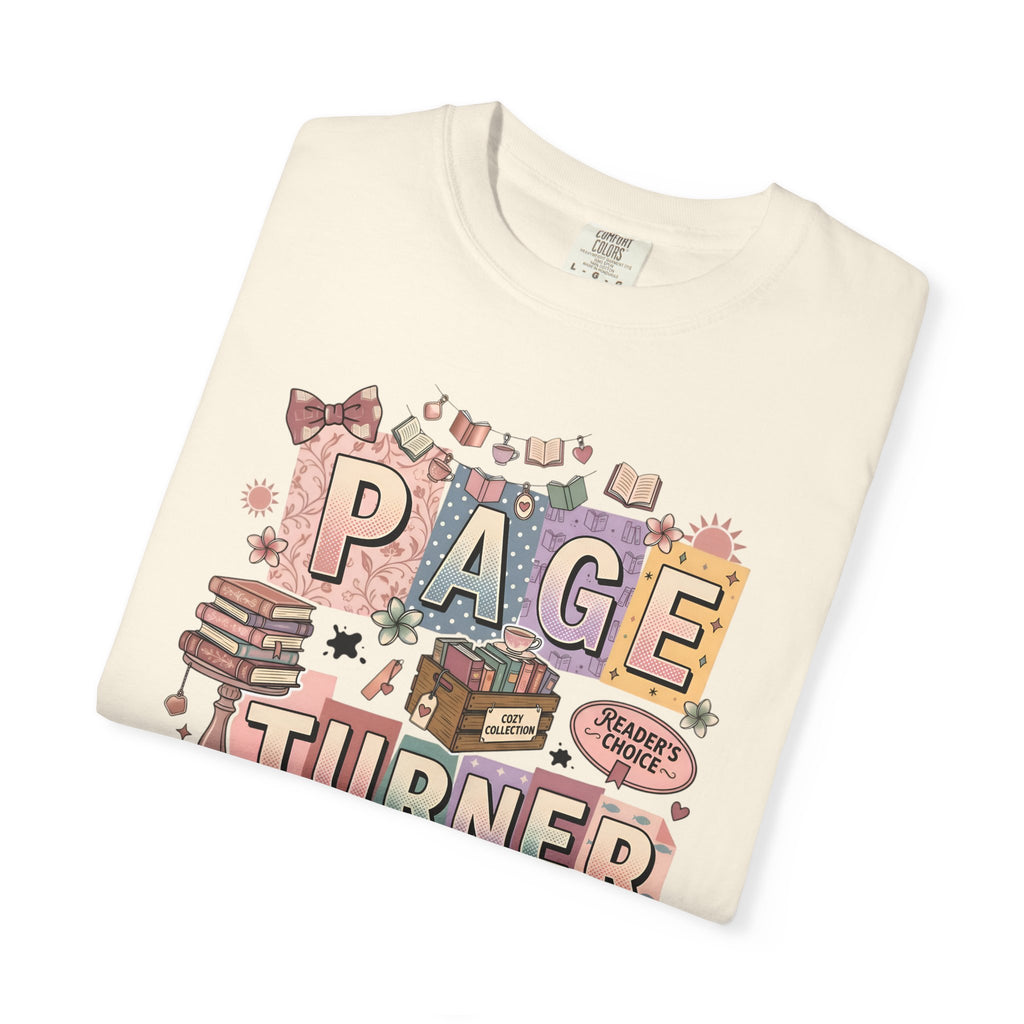 Page Turner T-Shirt — Cute Book Lover Graphic Tee