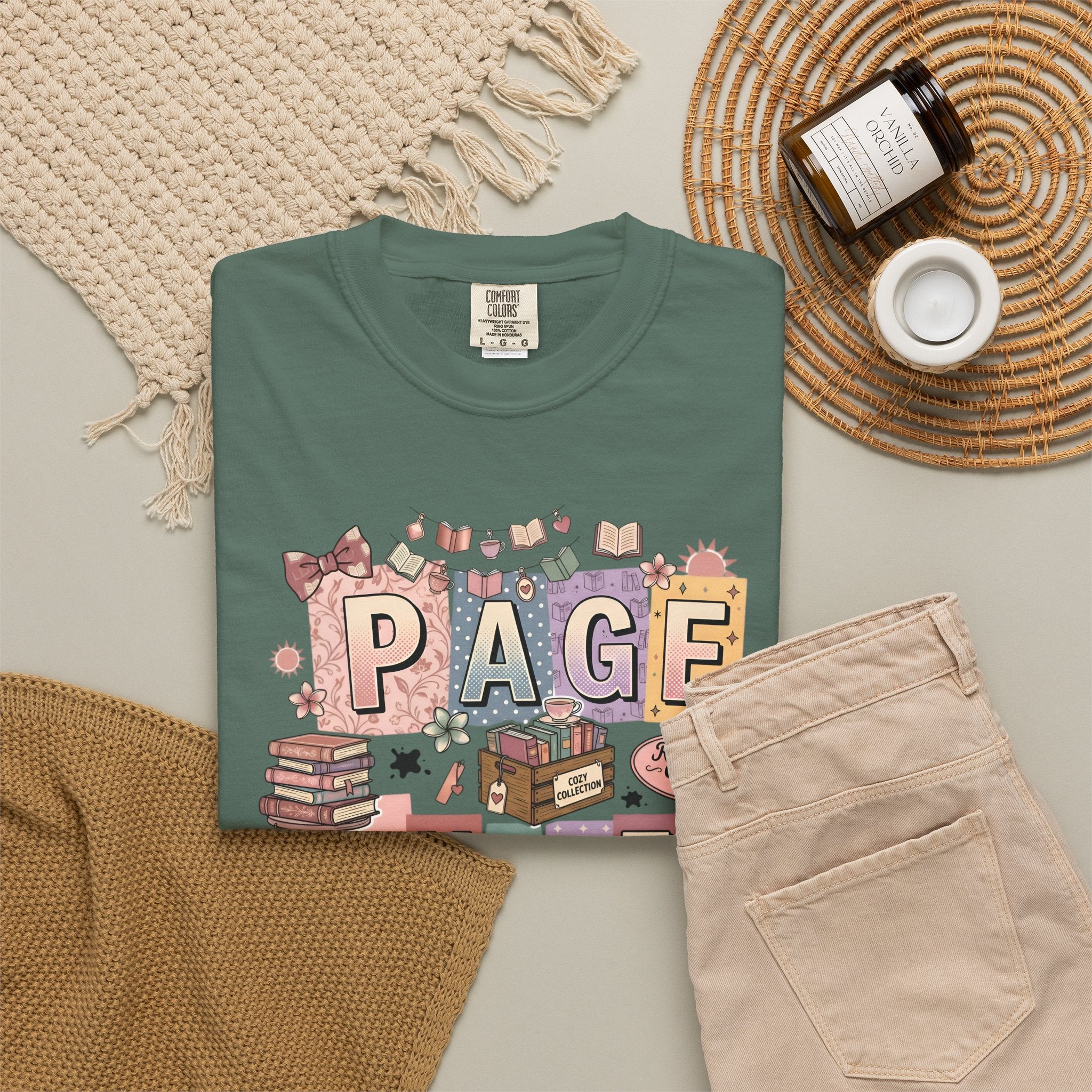 Page Turner T-Shirt — Cute Book Lover Graphic Tee