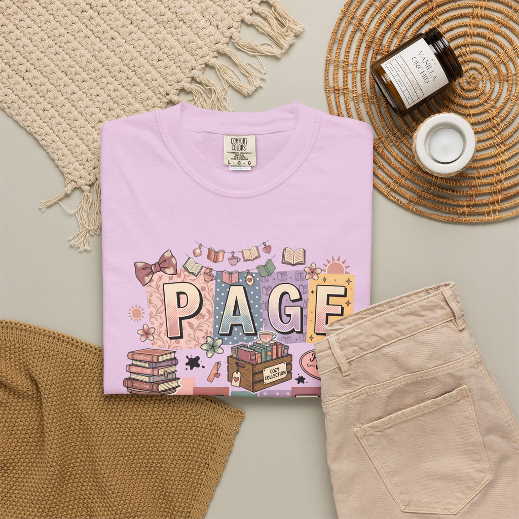 Page Turner T-Shirt — Cute Book Lover Graphic Tee