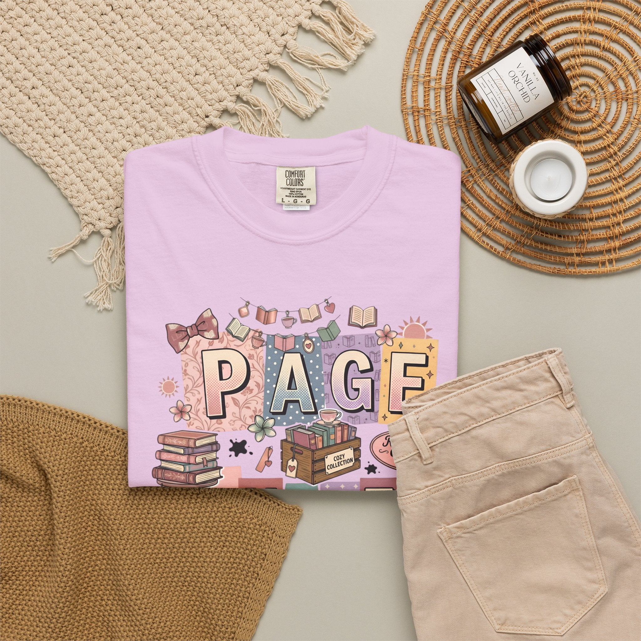 Page Turner T-Shirt — Cute Book Lover Graphic Tee