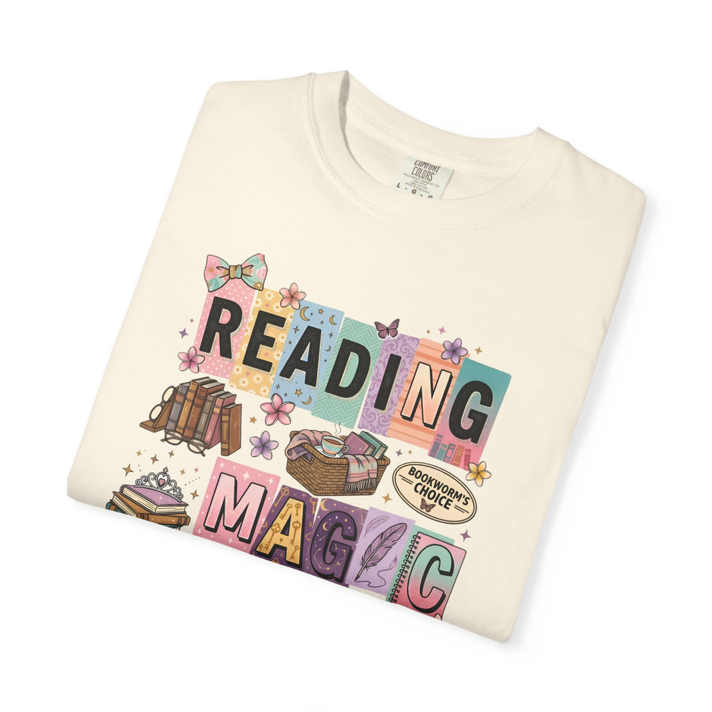 Reading Magic T-Shirt – Cute Book Lover Graphic Tee