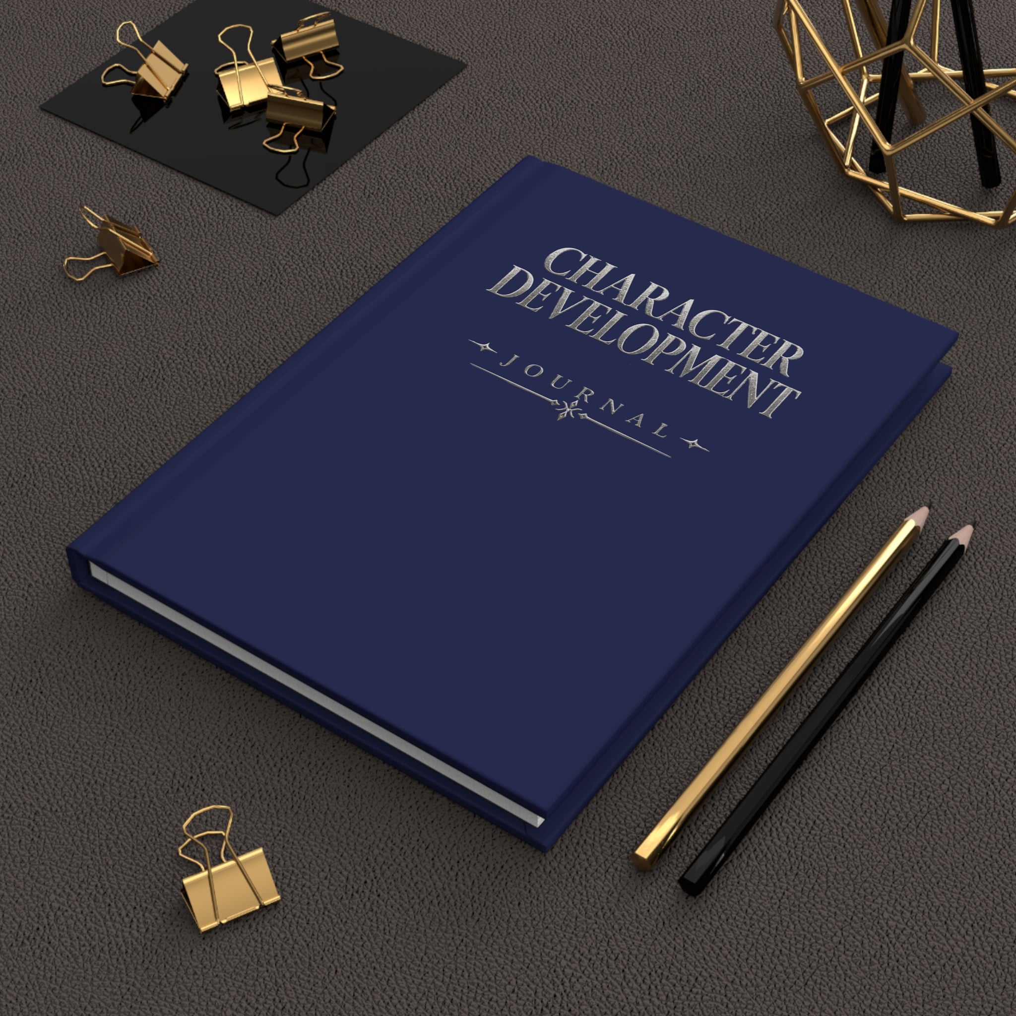 Character Notes Hardcover Journal — RPG & Writing Notebook
