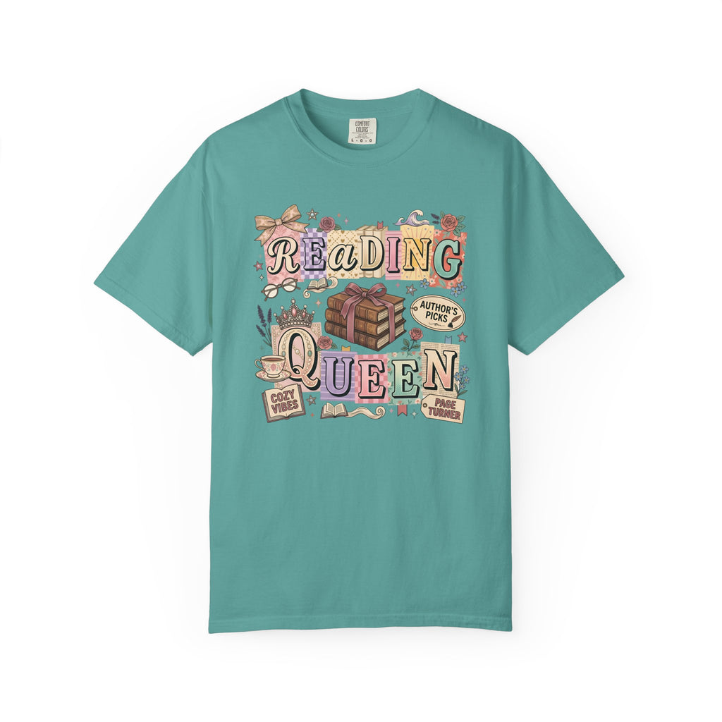 Reading Queen T-Shirt — Vintage Book Lover Tee