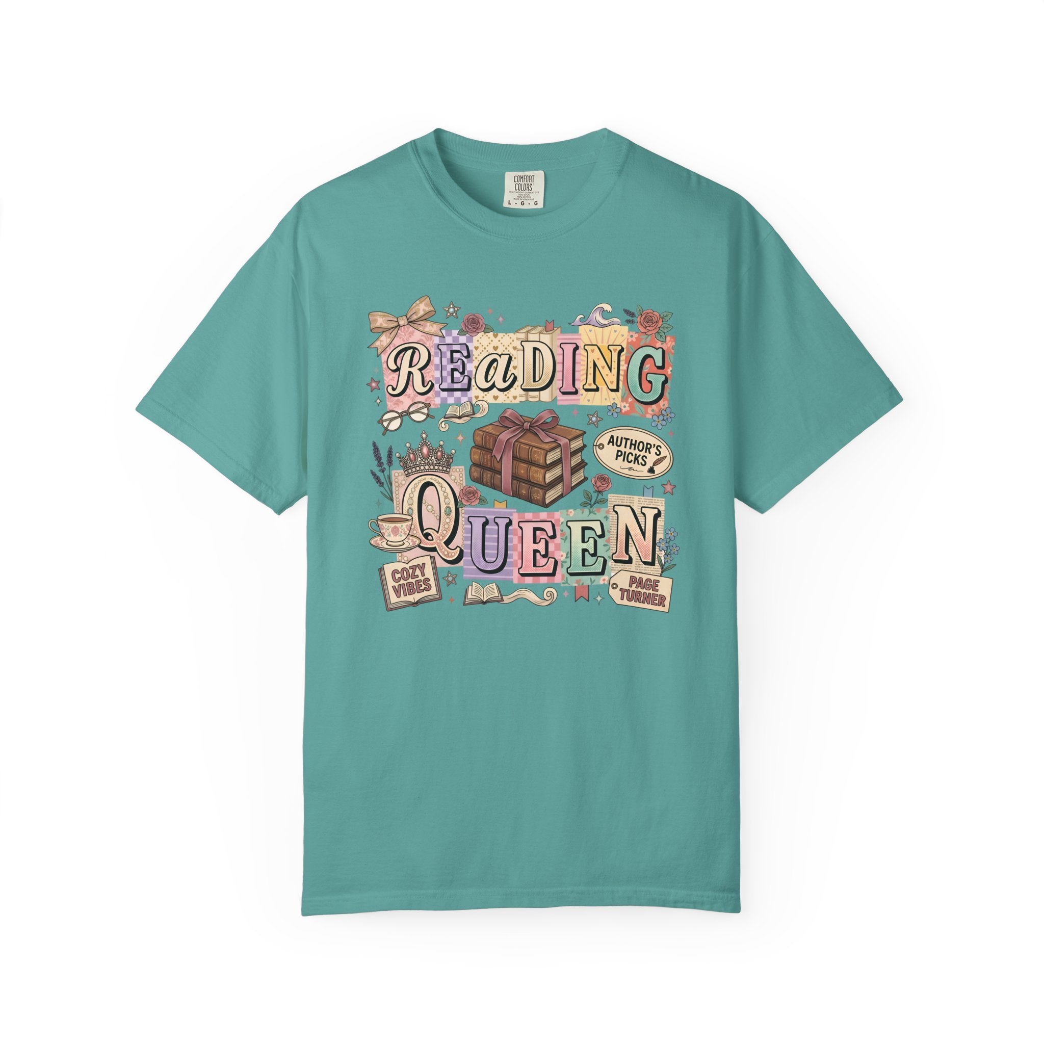 Reading Queen T-Shirt — Vintage Book Lover Tee