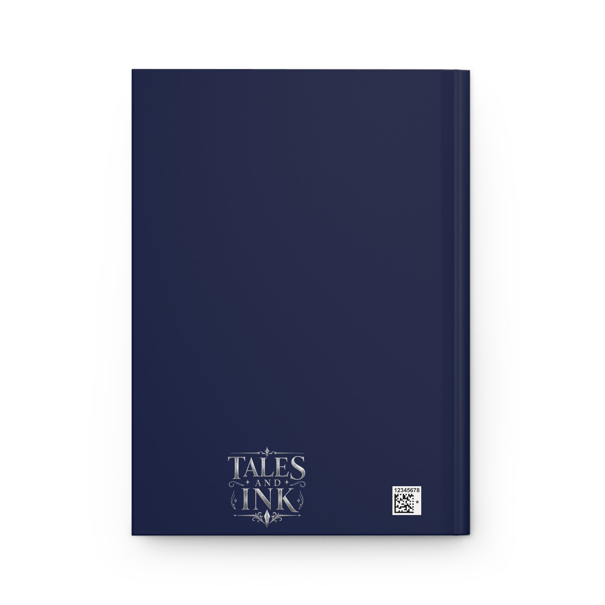 Plot Notes Hardcover Journal — Writer's Notebook with Quill & Candle Design