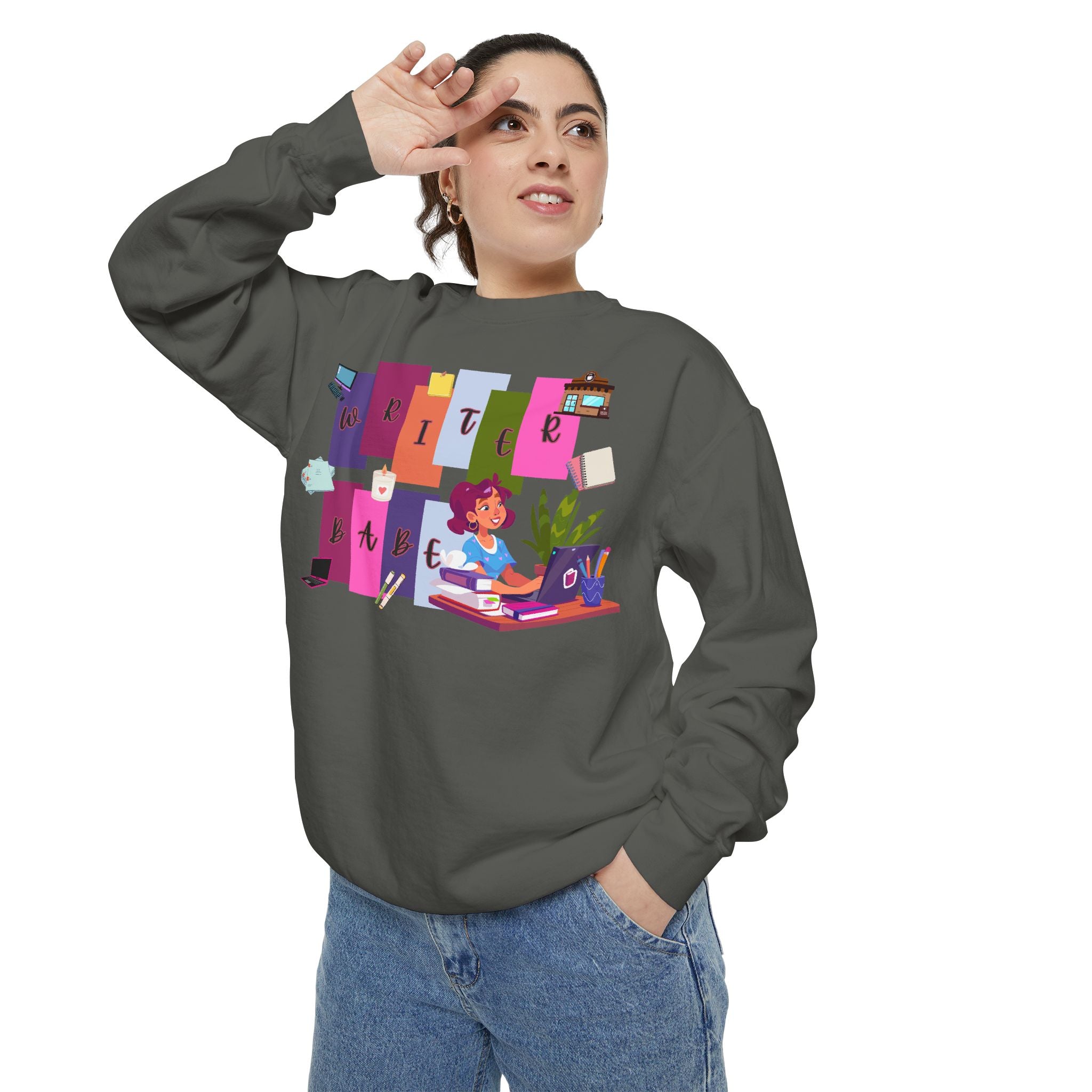 Writer Babe Crewneck Sweatshirt