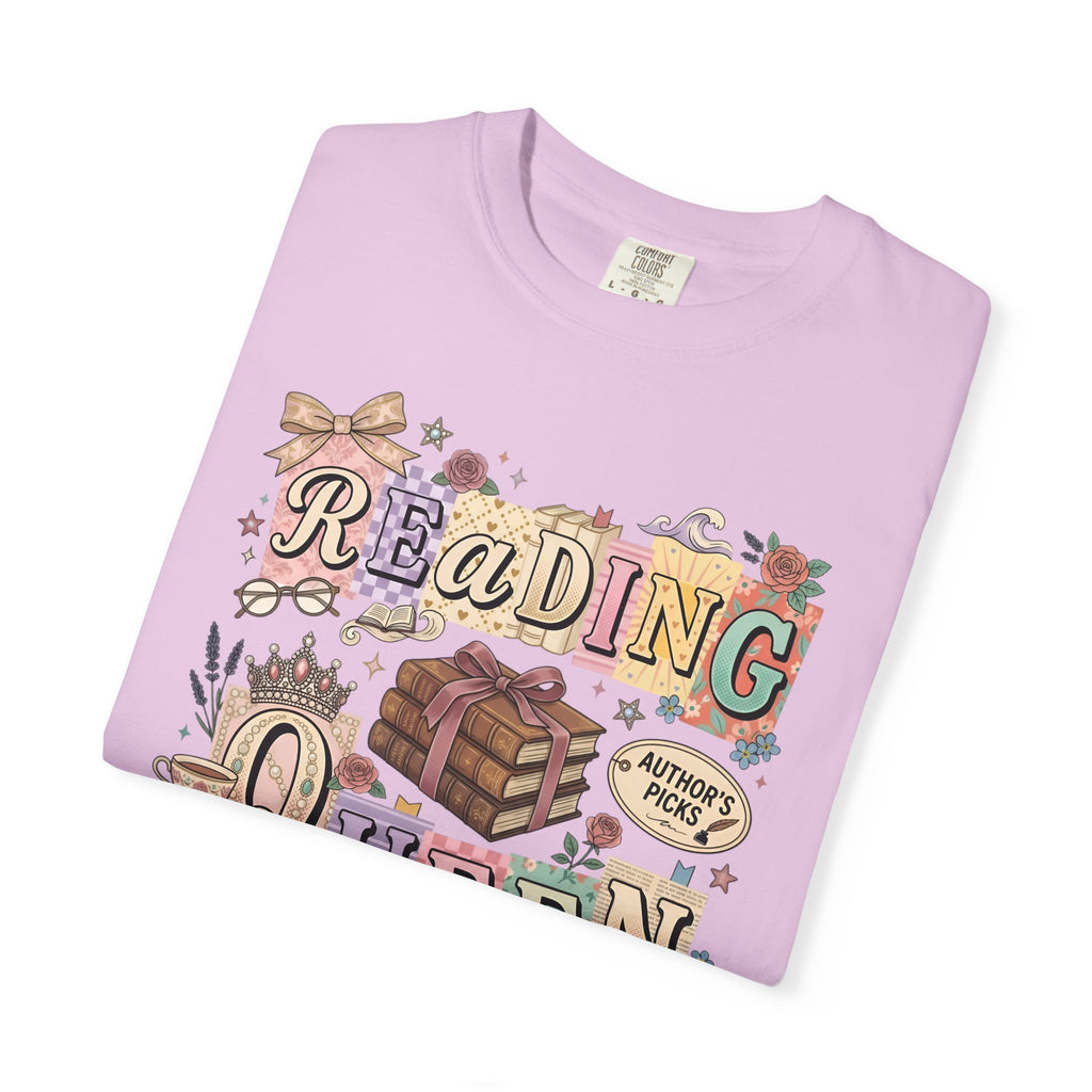 Reading Queen T-Shirt — Vintage Book Lover Tee