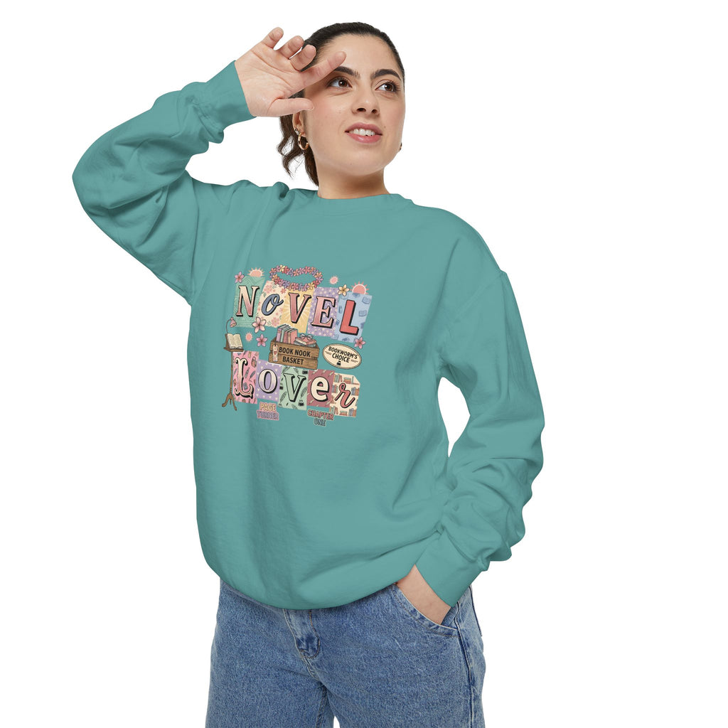 Novel Lover Sweatshirt — Cozy Bookish Graphic Pullover